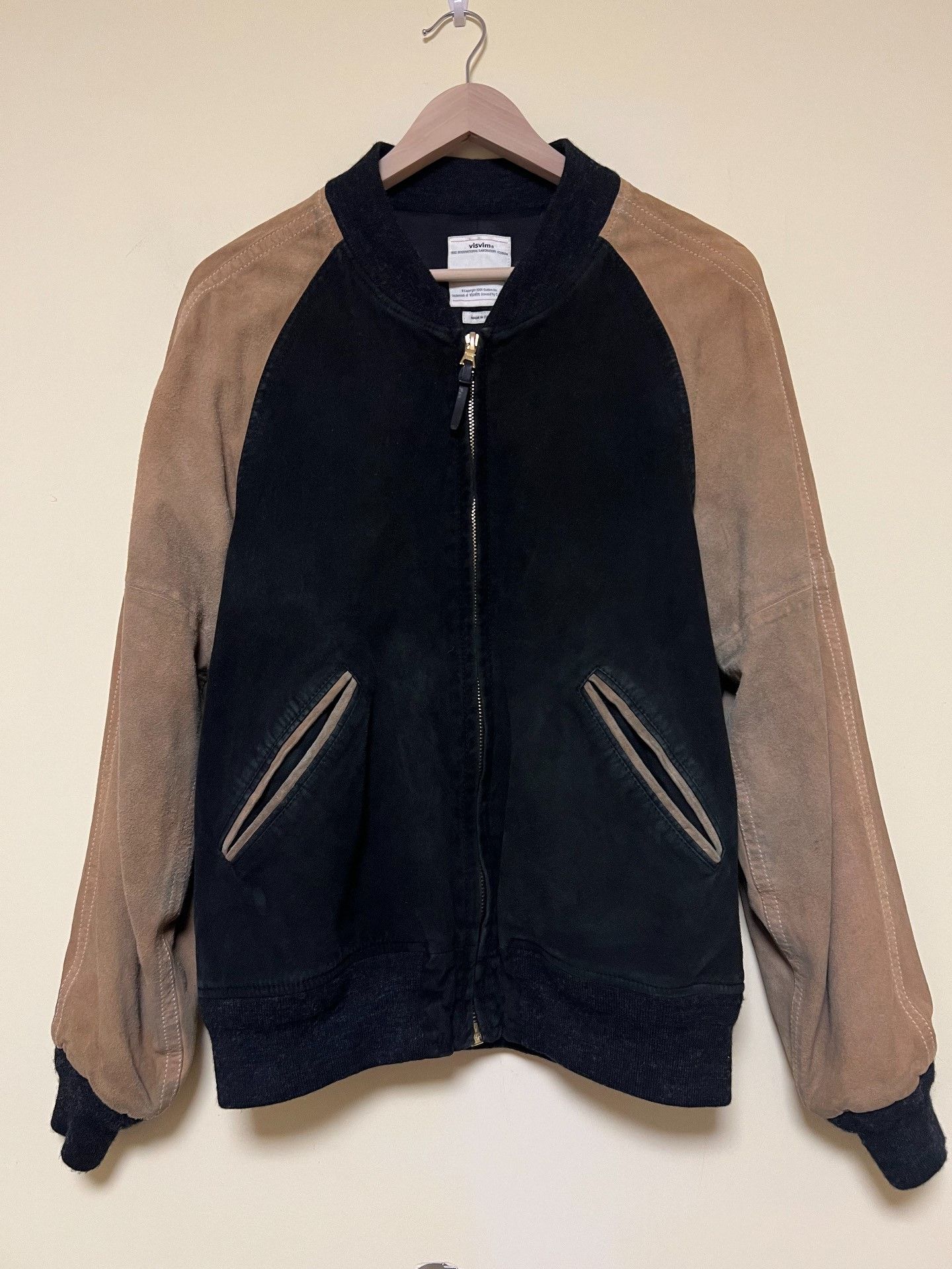 Visvim Visvim 18ss Goat Leather Varsity Jacket Size US L / EU 52-54 / 3 - 1 Thumbnail