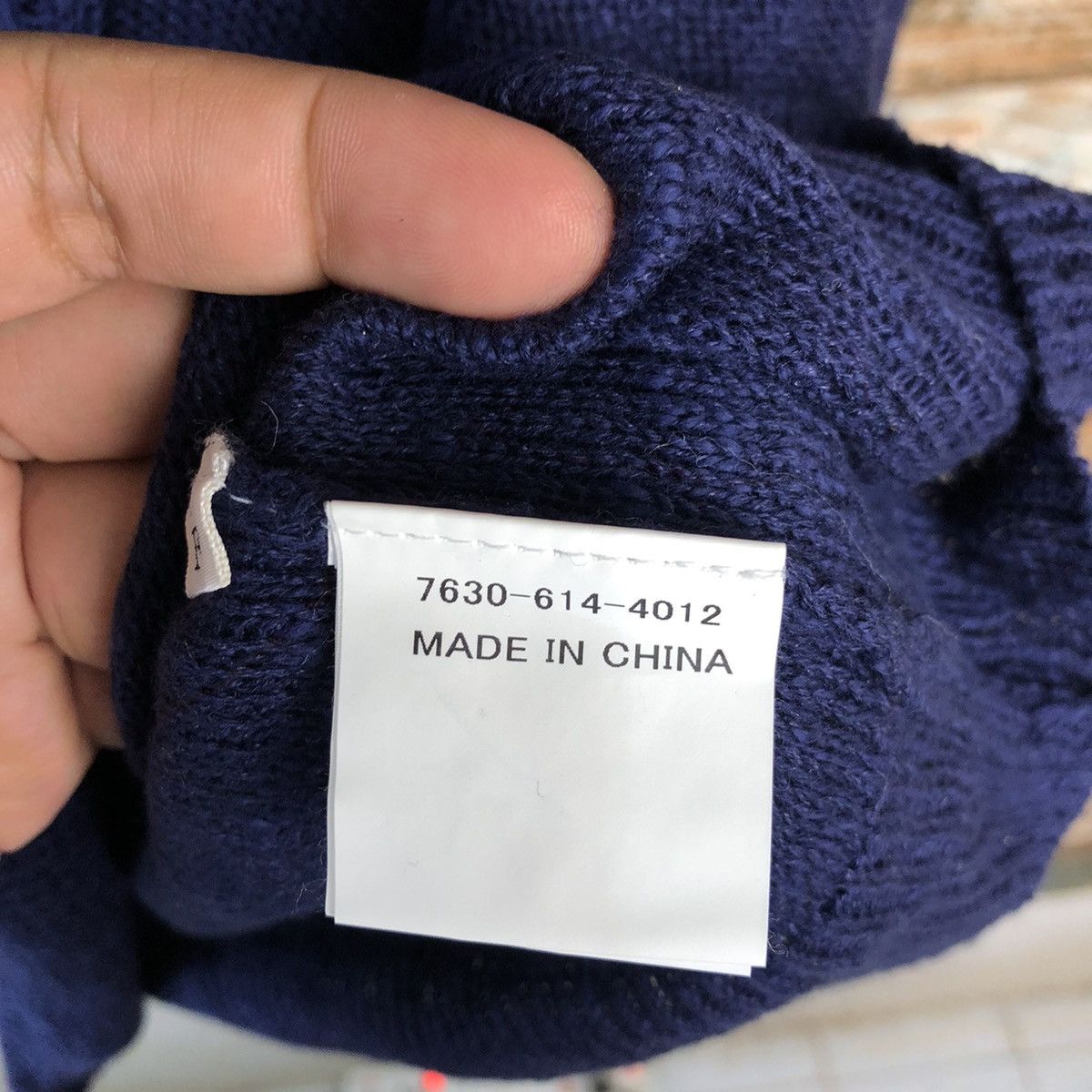 Homespun Knitwear × Japanese Brand Coen Blue Knitwear #A1621 Size XL / US 12-14 / IT 48-50 - 11 Thumbnail