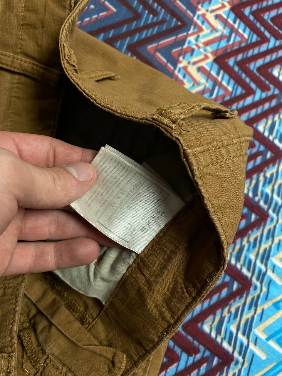 Carhartt × Japanese Brand Crazy Thrashed Carhartt Style Skater Jeans Baggy Skater Size US 31 - 2 Thumbnail