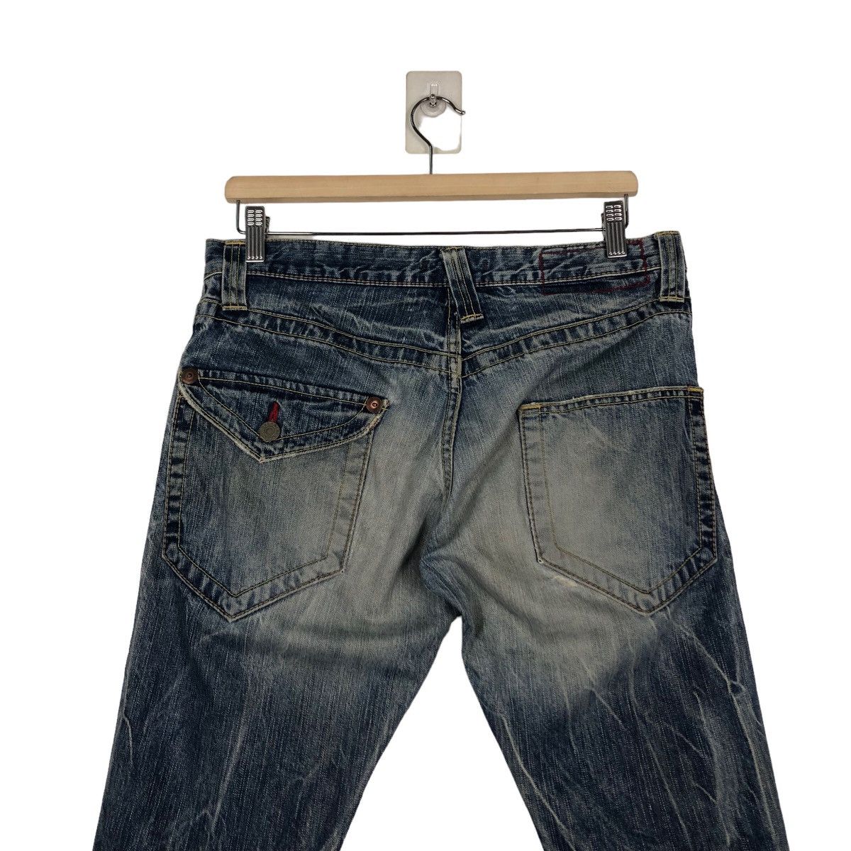 Hysteric Glamour 🔥Made in Nippon Distressed Biker Jeans Denim Size US 34 / EU 50 - 9 Thumbnail