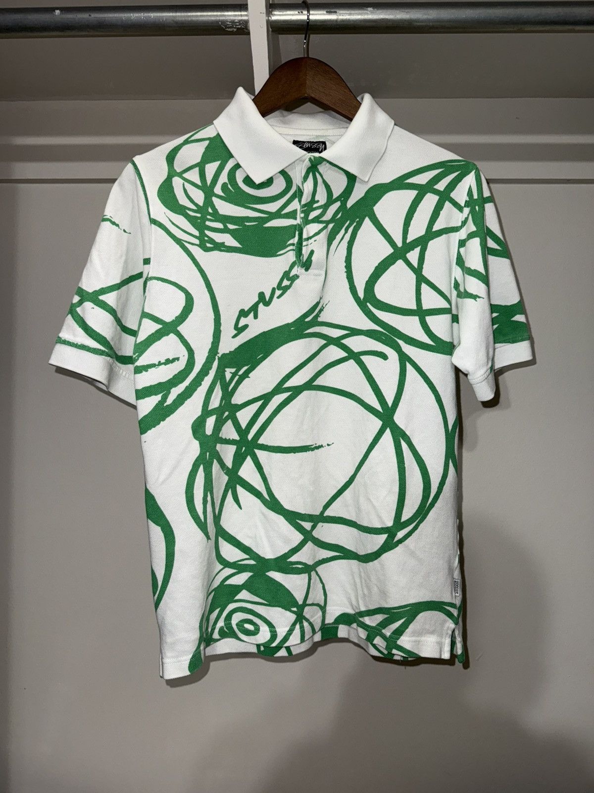 Stussy 2000s Stussy x Futura Laboratories Polo Shirt Size US M / EU 48-50 / 2 - 1 Thumbnail
