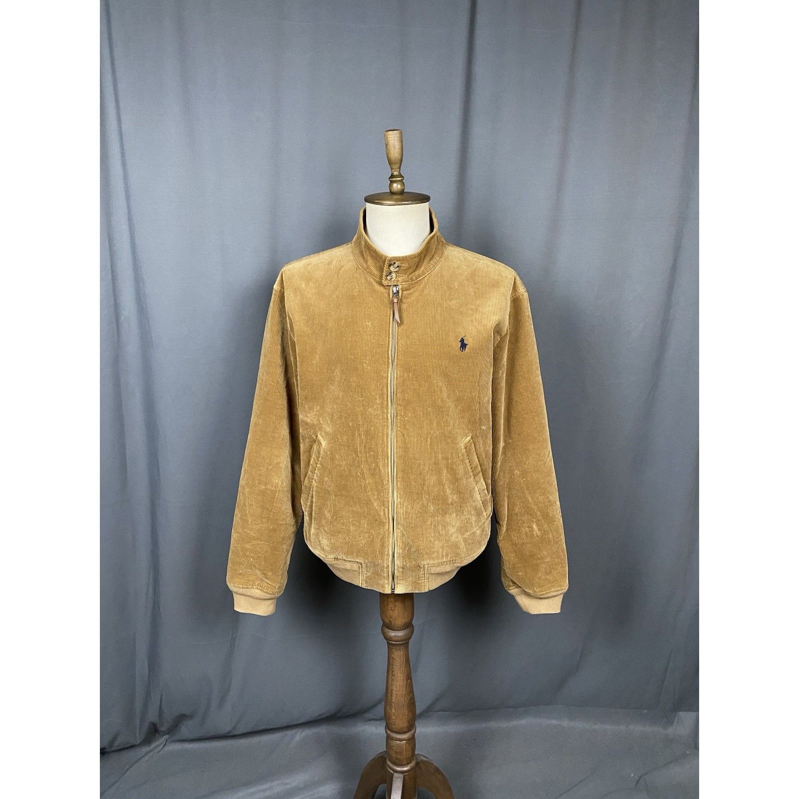 Ralph Lauren MINT! Polo Ralph Lauren Men's Beige Brown Corduroy Bomber Ja Size US XL / EU 56 / 4 - 4 Thumbnail