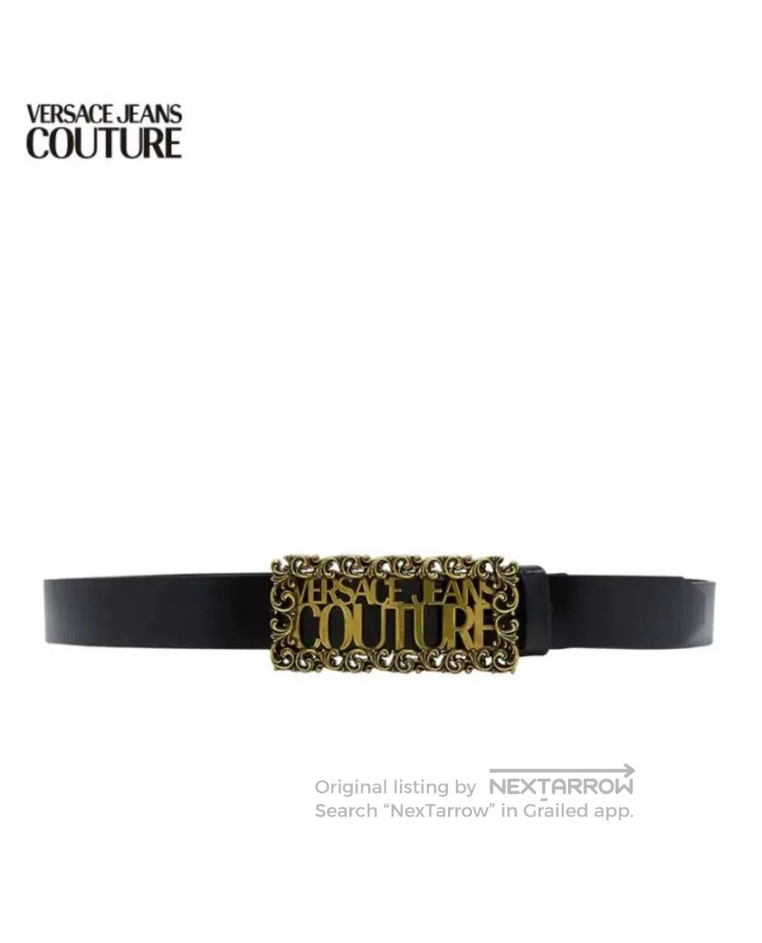Versace Jeans Couture Versace Jeans Couture Baroque Logo Belt. Size ONE SIZE - 3 Thumbnail