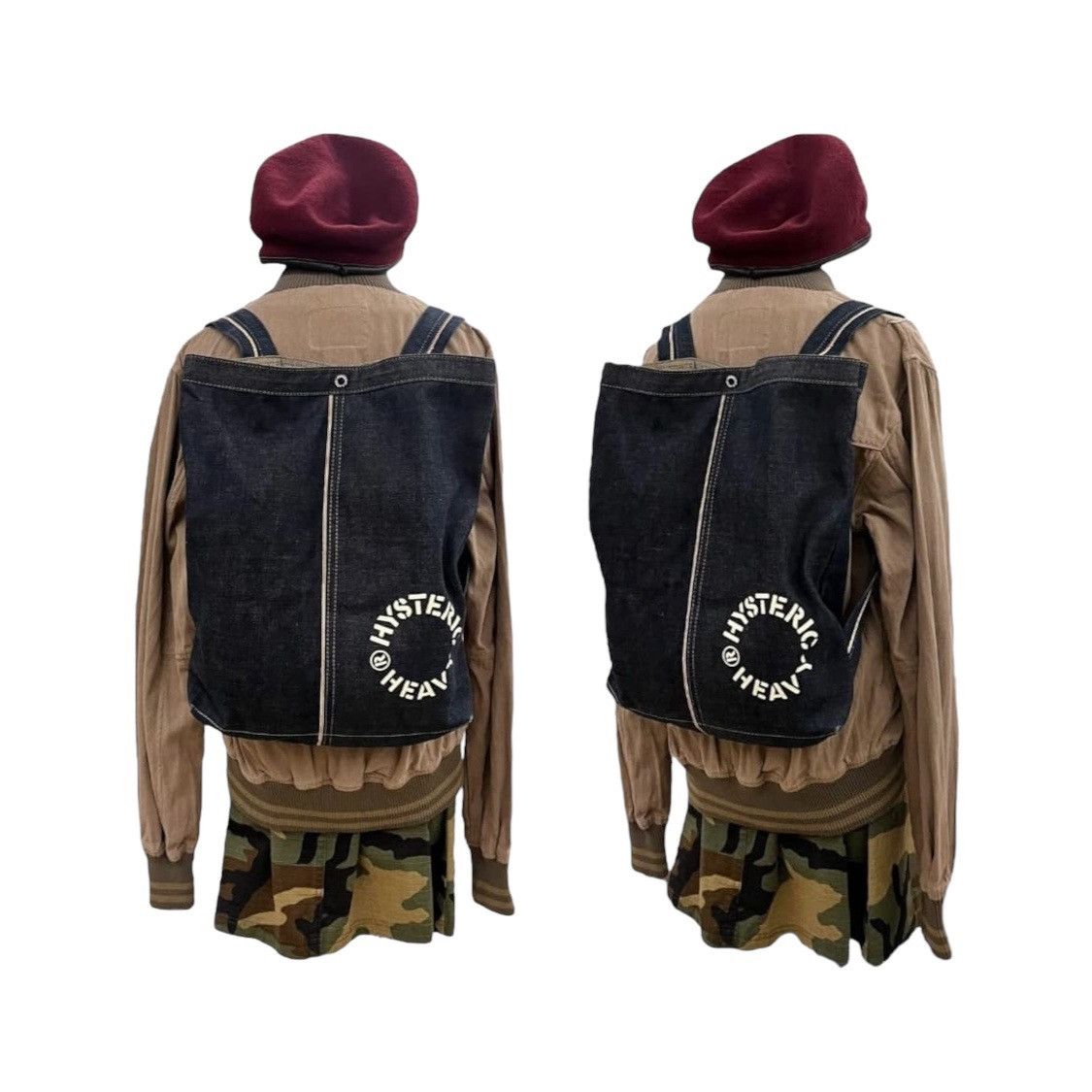 Hysteric Glamour Hysteric Glamour Selvedge Denim Backpack Size ONE SIZE - 22 Thumbnail