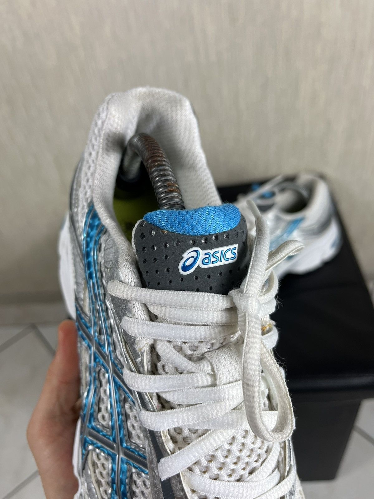 Asics × Vintage Vintage Asics Gel-Stratus 3 y2k mesh silver sneakers shoes Size US 9.5 / EU 42-43 - 8 Thumbnail