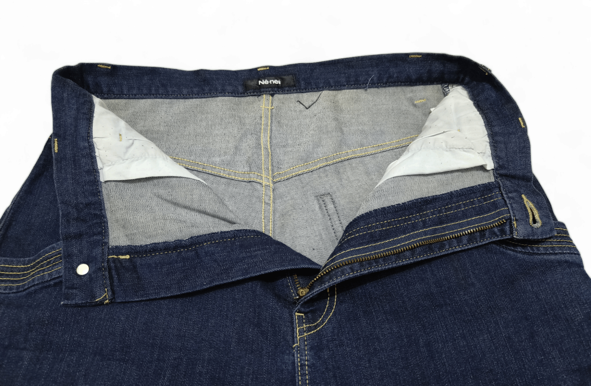 Issey Miyake Vintage Y2K Ne-net by Issey Miyake Avant-Garde Denim Jeans Size US 32 / EU 48 - 6 Thumbnail