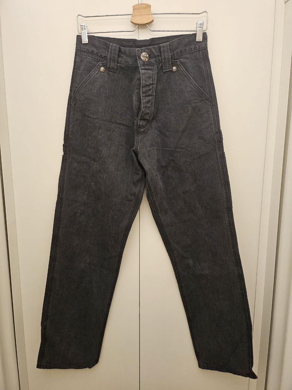 Chrome Hearts Chrome Hearts Flare Knee Denim Jeans | Grailed