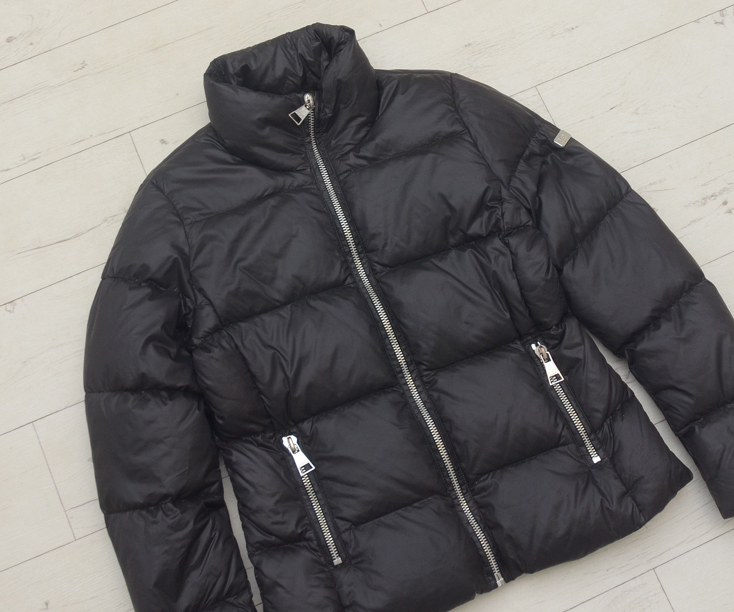 Karl Lagerfeld Karl Lagergeld Puffer Black Down Jacket Size M / US 6-8 / IT 42-44 - 2 Thumbnail