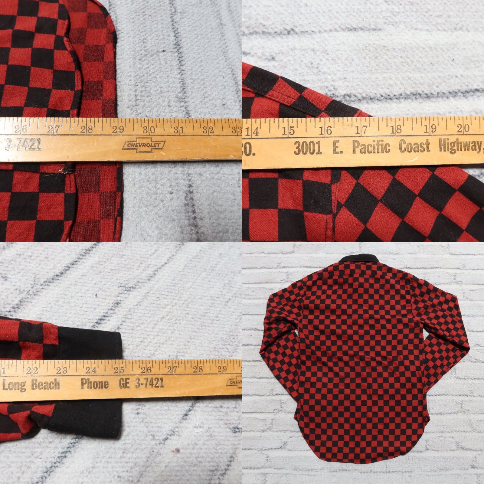 Levi's Levi's 1938 LVC Rodeo Western Check Shirt Mens S Red Vintage Collection Size US S / EU 44-46 / 1 - 8 Thumbnail