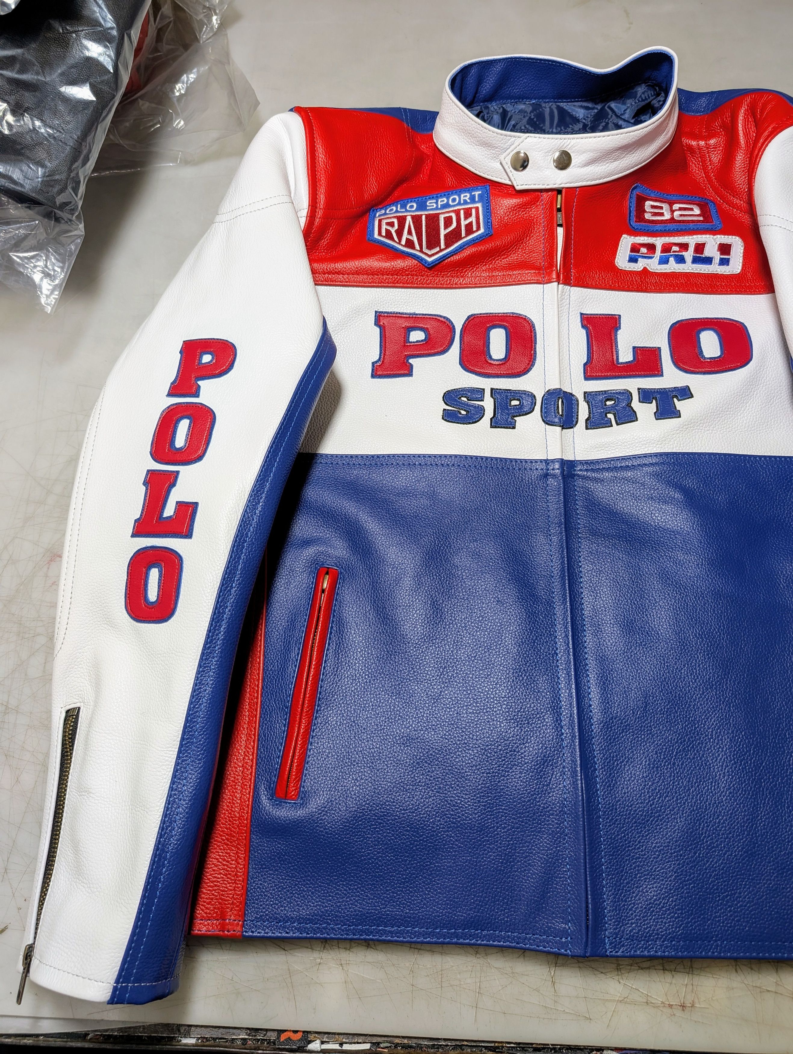 Polo Ralph Lauren Polo Ralph Lauren Rare Racing Leather Jacket Size US M / EU 48-50 / 2 - 4 Thumbnail