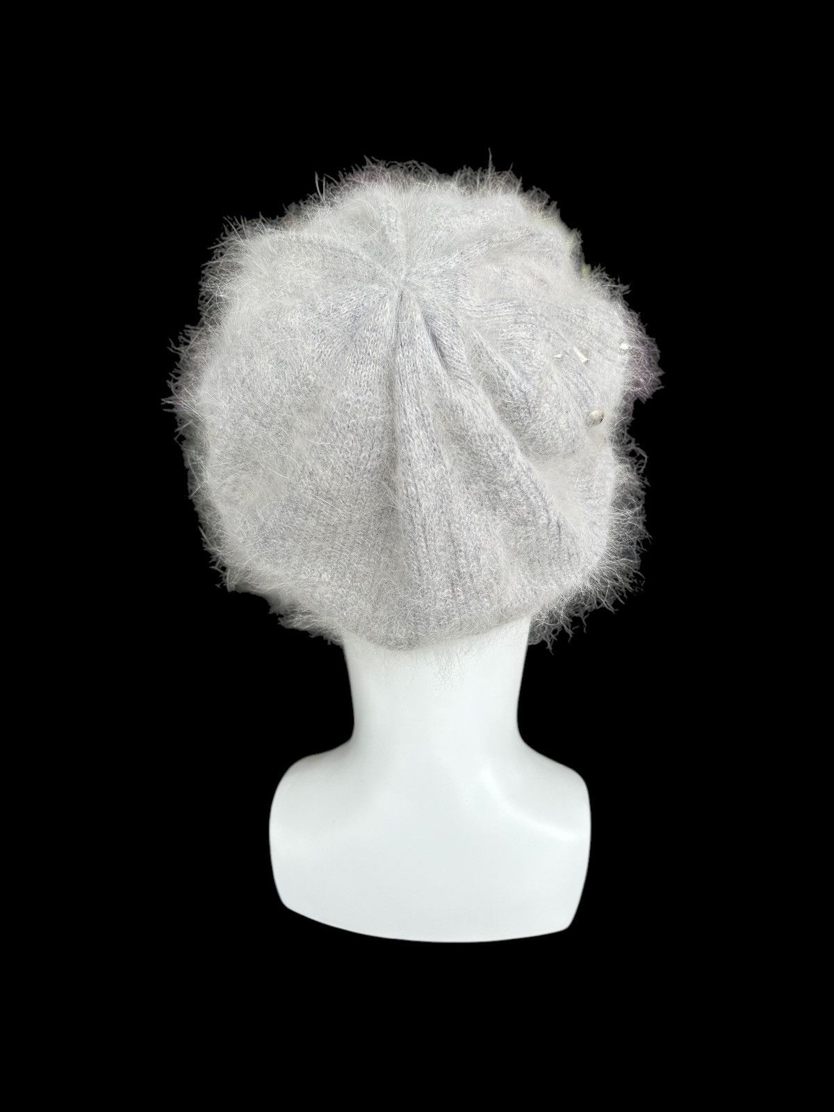 14th Addiction × Hysteric Glamour × Japanese Brand Punk Bondage Style Fur Mohair Rare Hats 🎌☠️💀 Size ONE SIZE - 4 Thumbnail