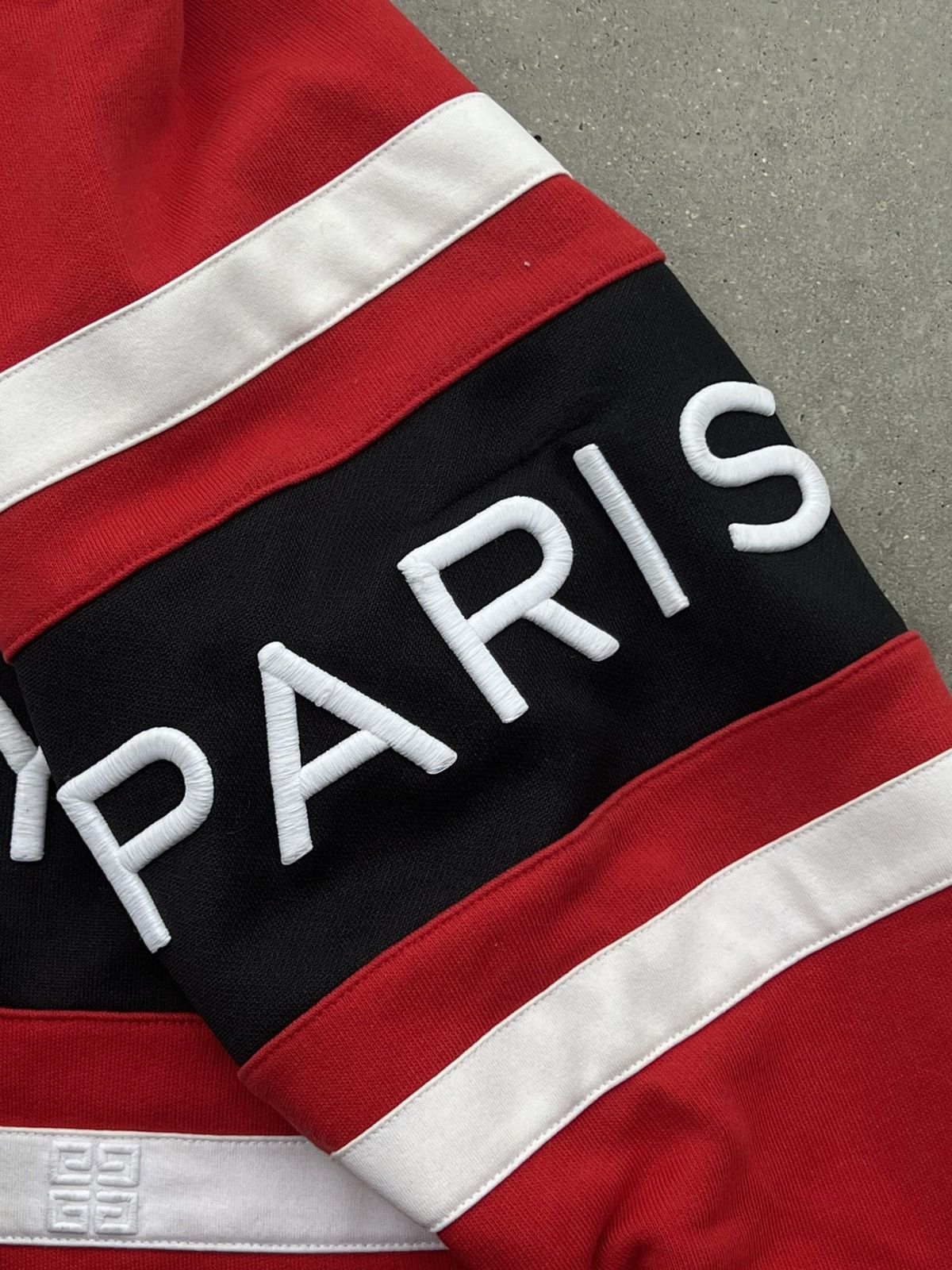 Givenchy Givenchy Spellout stripe hoodie designer hype rare Size US L / EU 52-54 / 3 - 4 Thumbnail