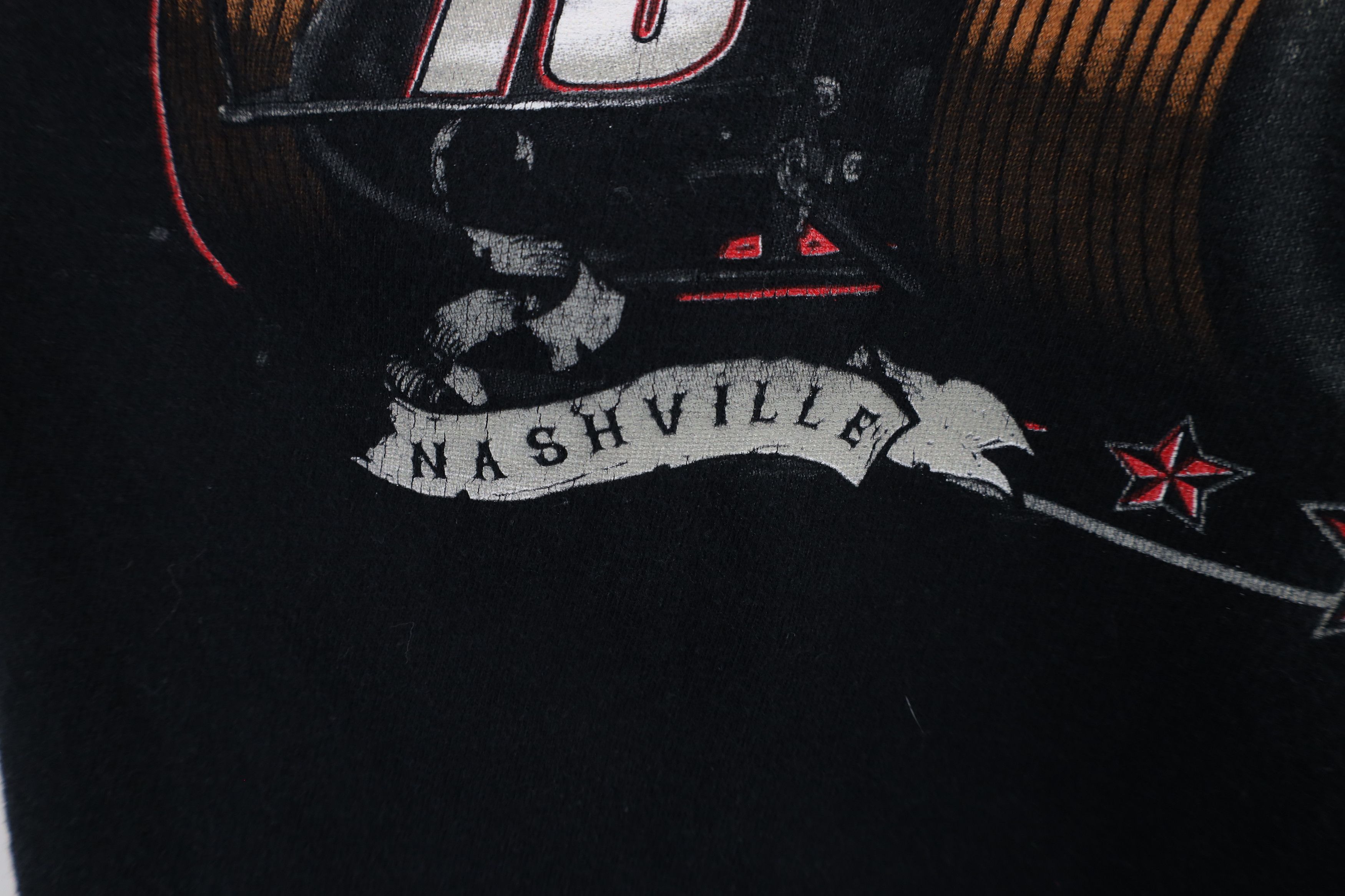 Vintage Vintage Y2K Paul McMahan Car Racing T-Shirt Black Cotton Size US M / EU 48-50 / 2 - 13 Thumbnail