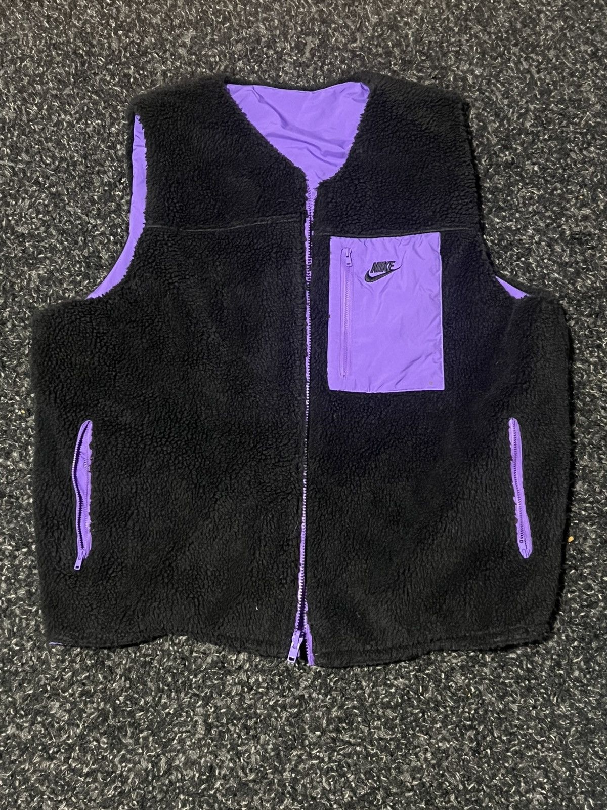 Nike Nike Club Reversible Winterized Fleece Vest Size US L / EU 52-54 / 3 - 3 Thumbnail