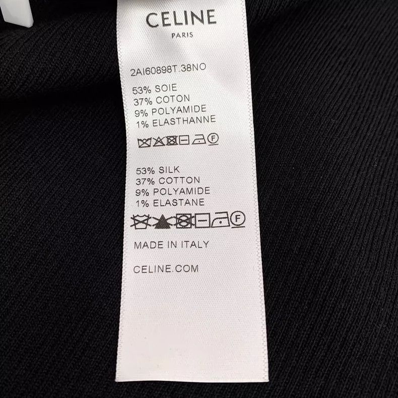 Celine Celine Black Silk Sleeveless Dress with Back Cutout Size L / US 10 / IT 46 - 8 Thumbnail