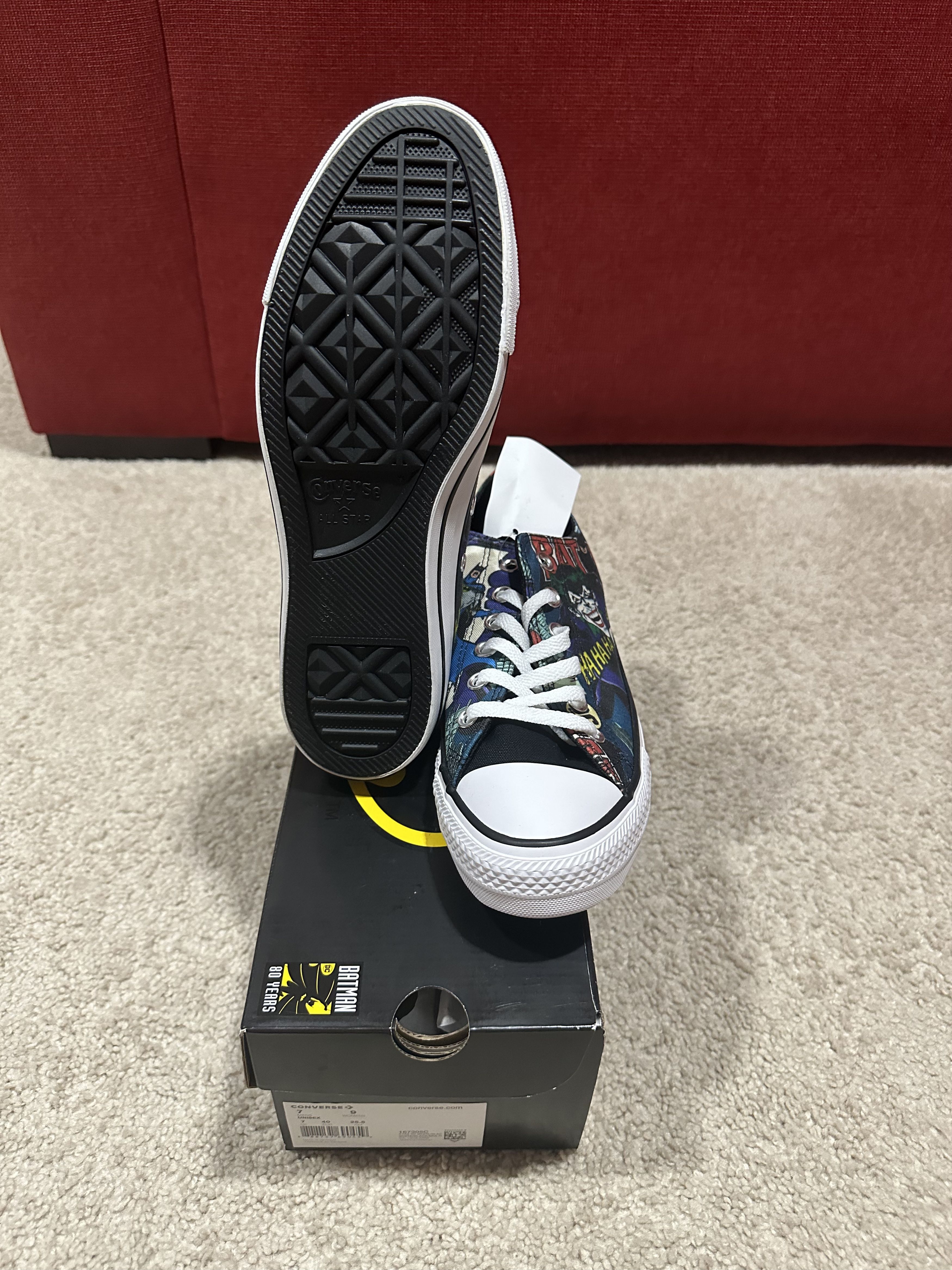 Converse Batman x Converse Chuck Taylor Low 80th Anniversary-Joker Size US 7 / EU 40 - 6 Thumbnail