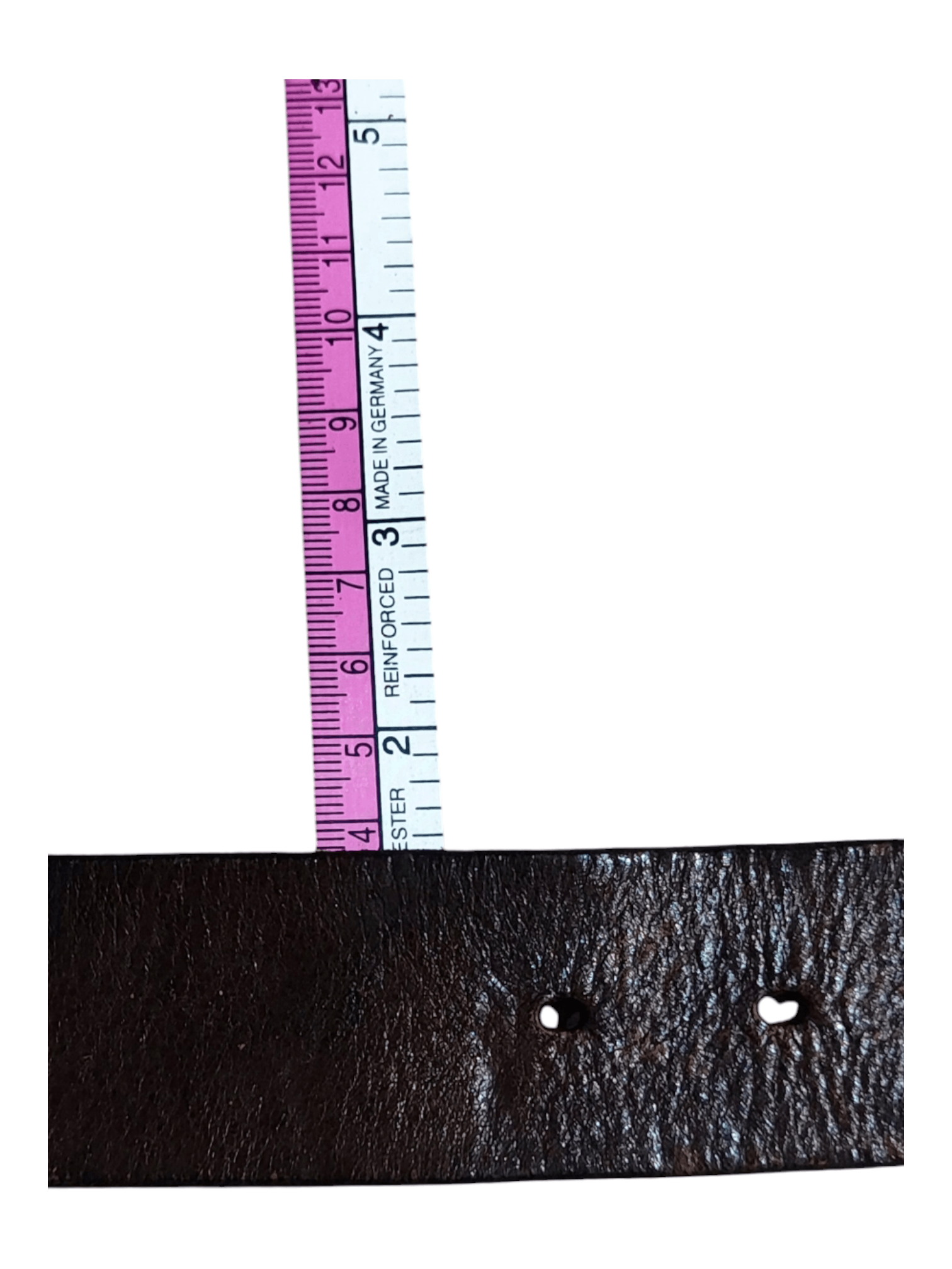 Japanese Brand BIGTRAIN Japan Iron Cross Buckle Genuine Leather Belt Size 38 - 2 Thumbnail