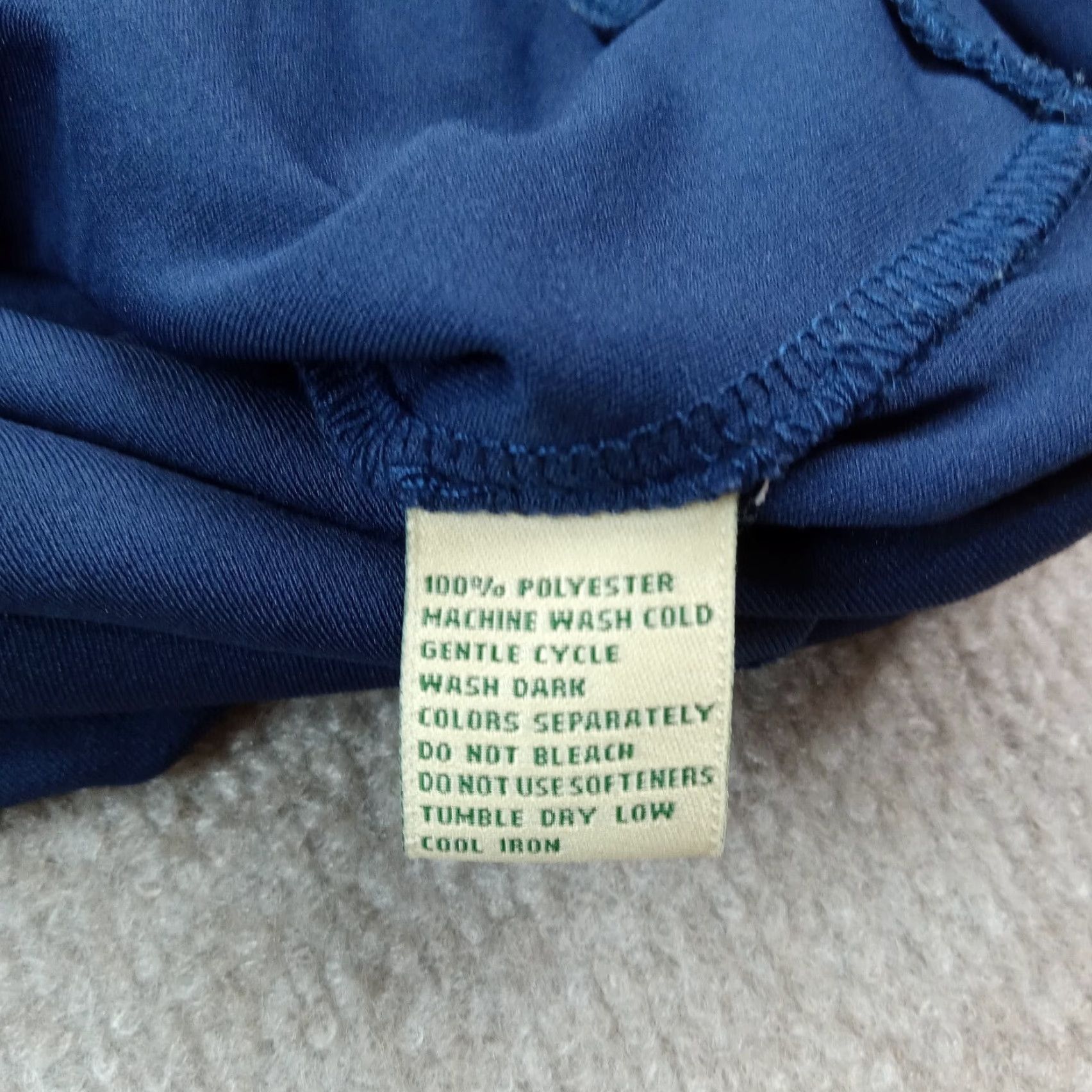 Vintage Donald Ross Golf Vest Mens Medium Blue 1/4 Zip Pullover Mock Neck Polyester Casual Stretch Size US M / EU 48-50 / 2 - 7 Thumbnail