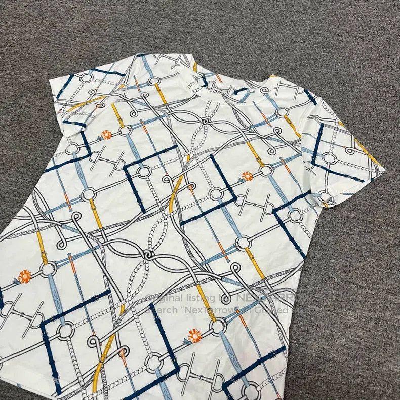 Hermes Hermes All-Over Printed Short Sleeve T-Shirt Size S / US 4 / IT 40 - 3 Thumbnail