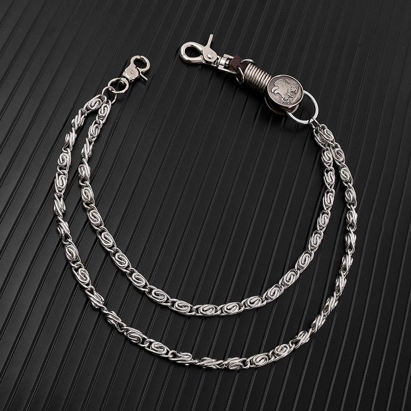 Jewelry Punk Fashion Double Layer Pants Waist Chain Size ONE SIZE - 3 Thumbnail