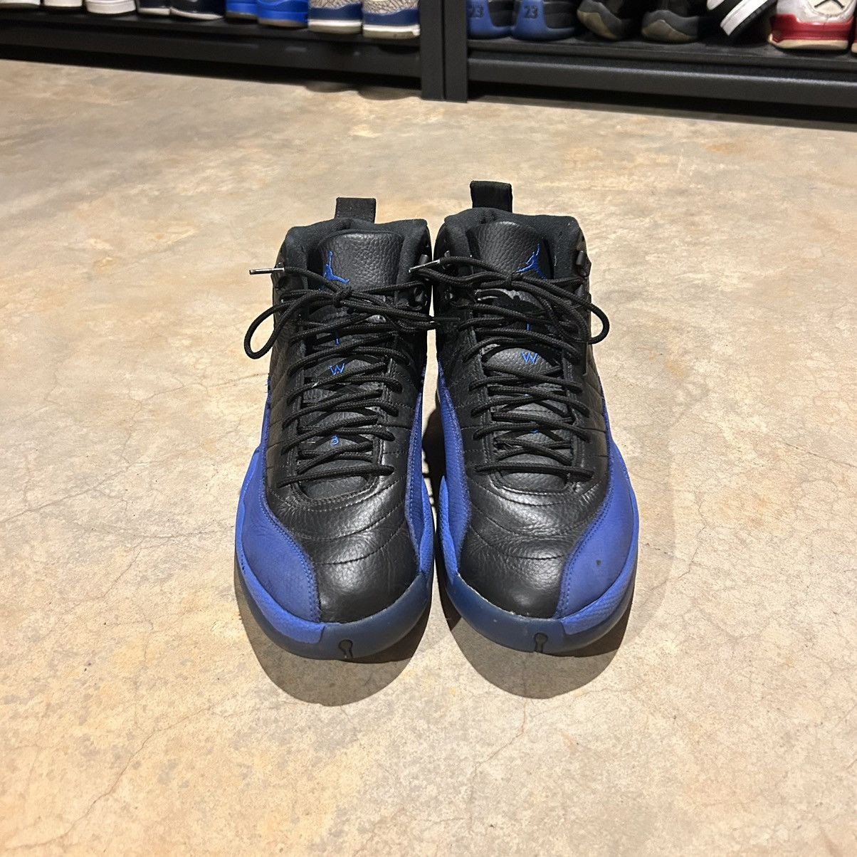 Jordan Brand × Nike Air Jordan 12 Retro Black Game Royal 2019 US 12 Size US 12 / EU 45 - 3 Thumbnail