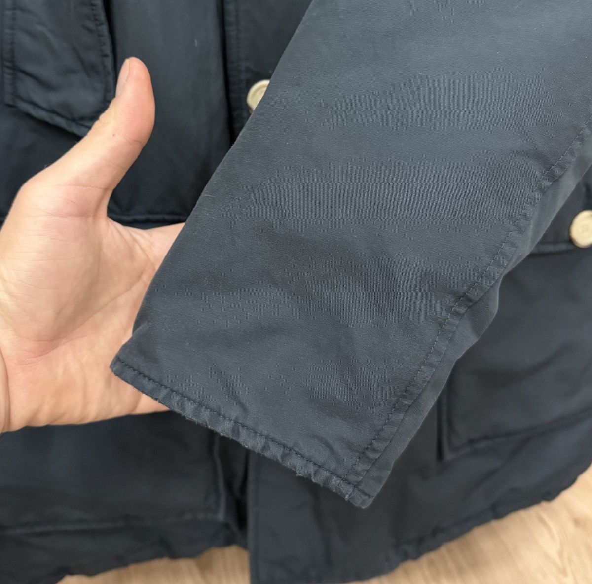 Woolrich Woolen Mills Woolrich John Rich & Bros Arctic Parka Navy Blue Down Jacket Size US XL / EU 56 / 4 - 8 Thumbnail