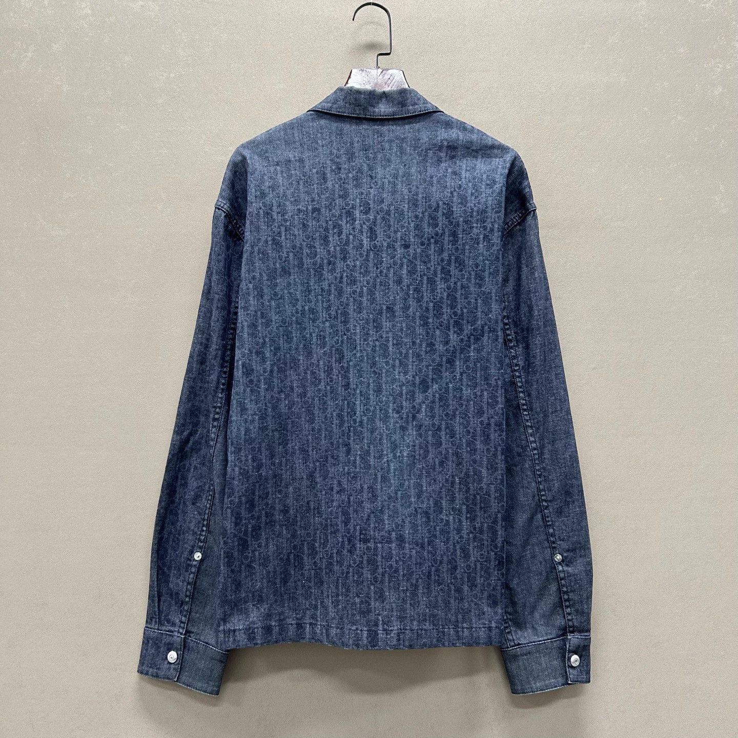 Dior Dior black all over logo denim shirt jacket 44 Size US S / EU 44-46 / 1 - 2 Thumbnail