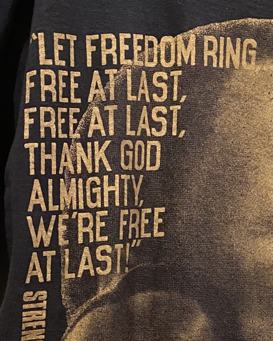 Vintage T Shirt Martin Luther King Vintage AOP Dream Black History Size US XL / EU 56 / 4 - 8 Thumbnail