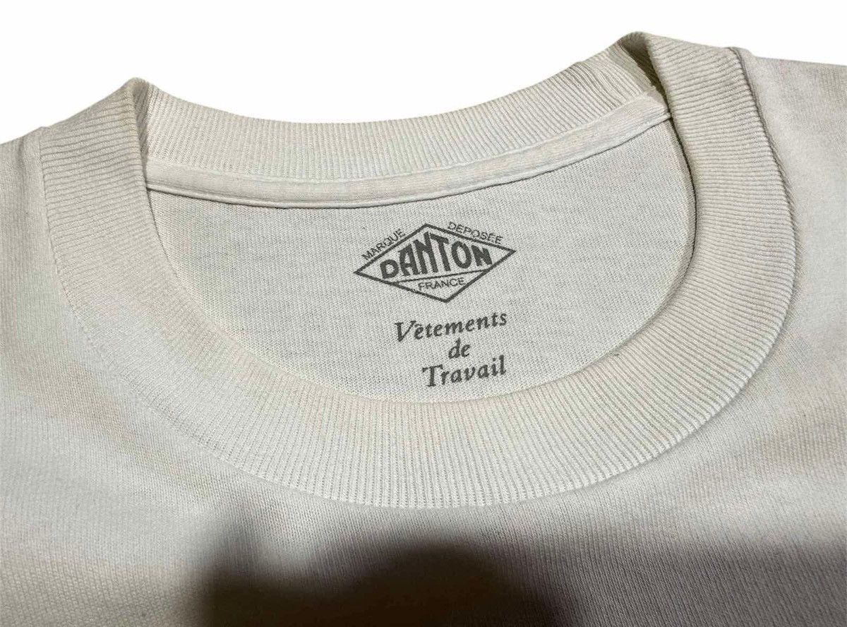 Danton × Japanese Brand × Vintage 🔥Danton Pocket Tee Shirt White Size US L / EU 52-54 / 3 - 4 Thumbnail