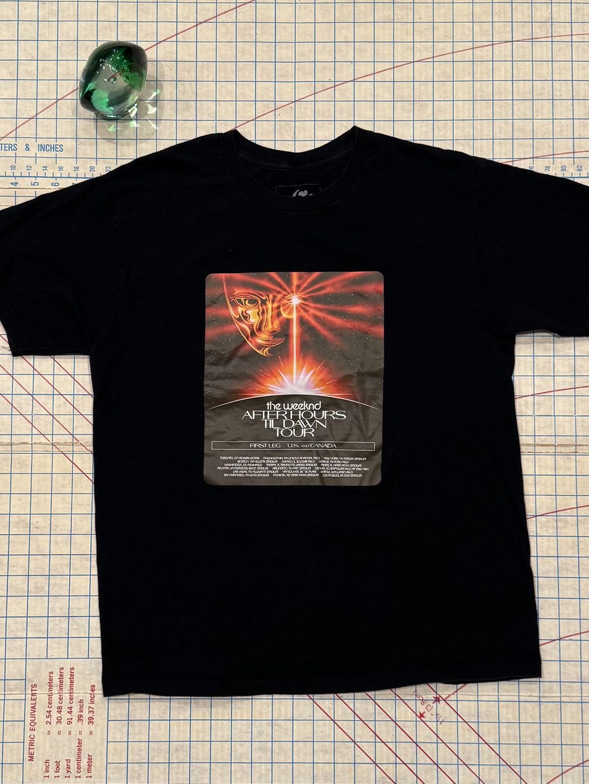 XO XO The Weeknd After Hours Til Dawn Tee Black Size Large Size US L / EU 52-54 / 3 - 2 Thumbnail