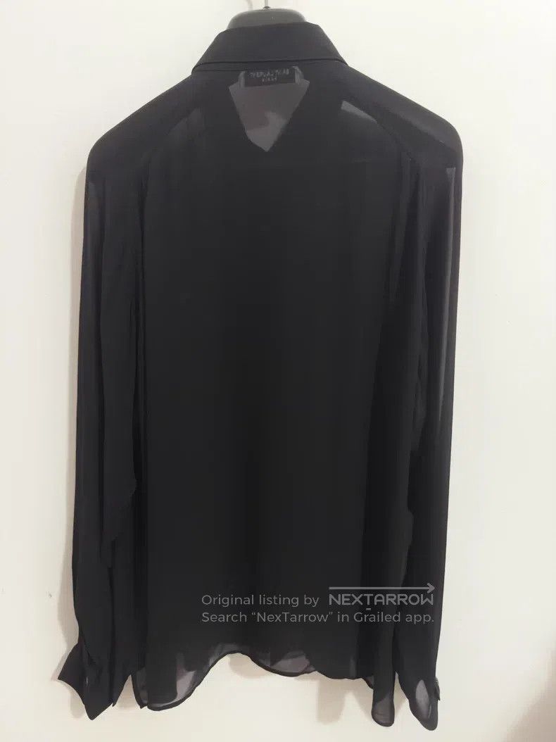 Saint Laurent Paris Saint Laurent Paris size 41 Semi-Transparent Mulberry Silk Size US XL / EU 56 / 4 - 2 Thumbnail