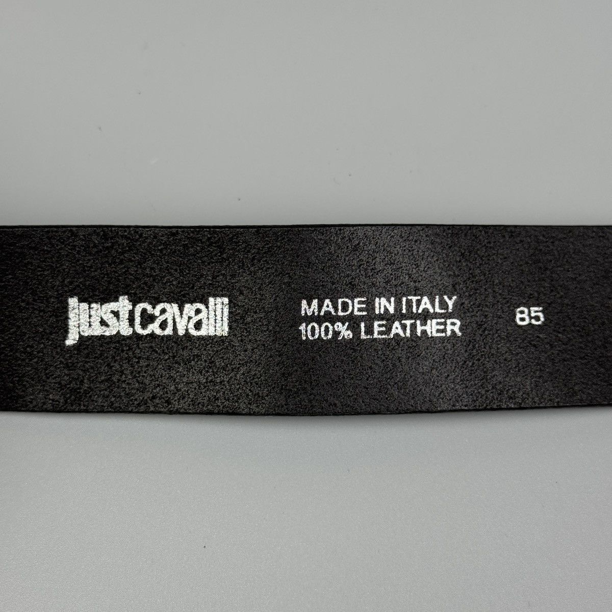 Just Cavalli Just Cavalli - Metal Skull Decorative Buckle Leather Belt Size 28 - 6 Thumbnail