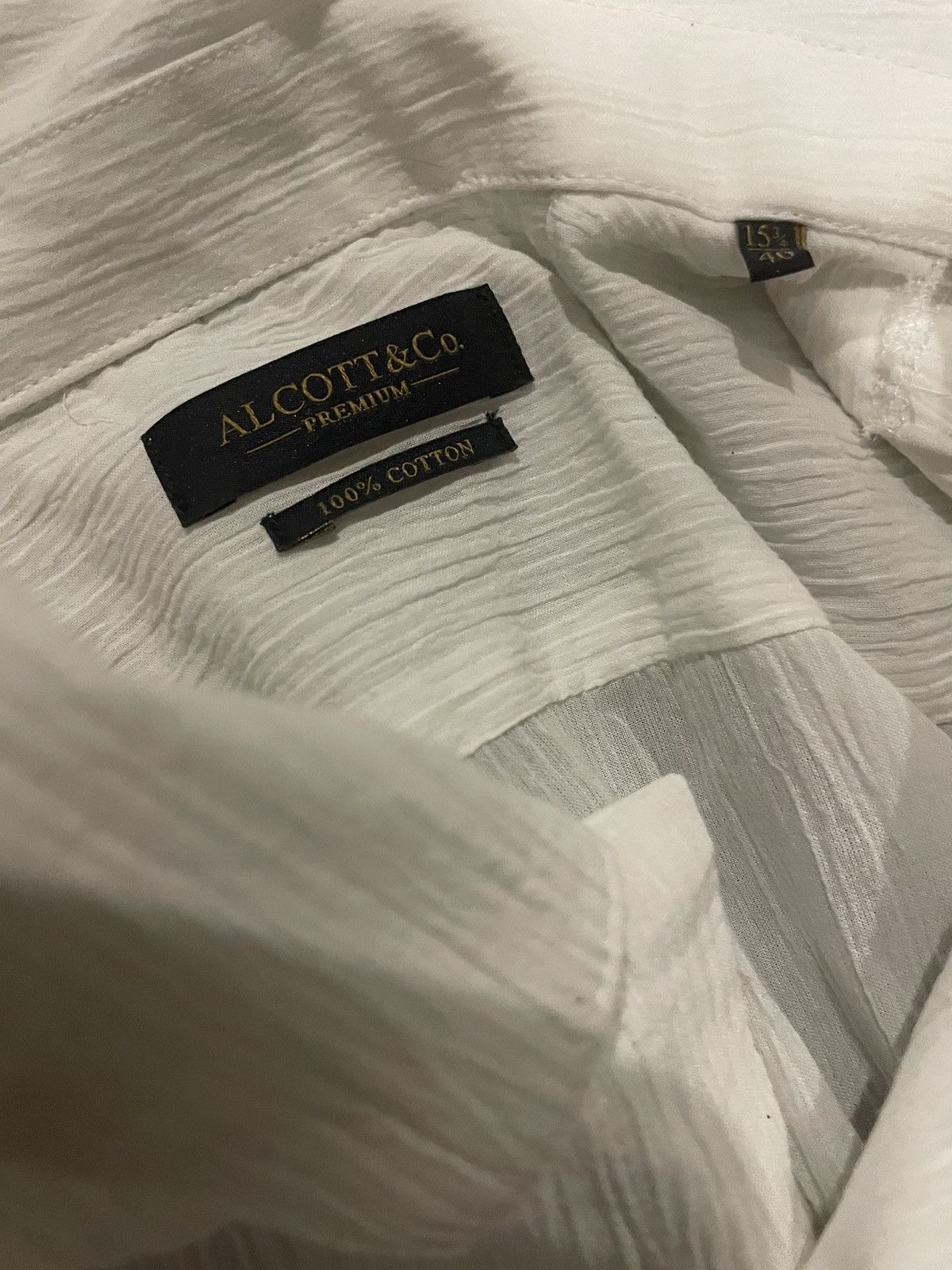 Vintage Alcott&Co. Premium vintage white button up Size US S / EU 44-46 / 1 - 4 Thumbnail
