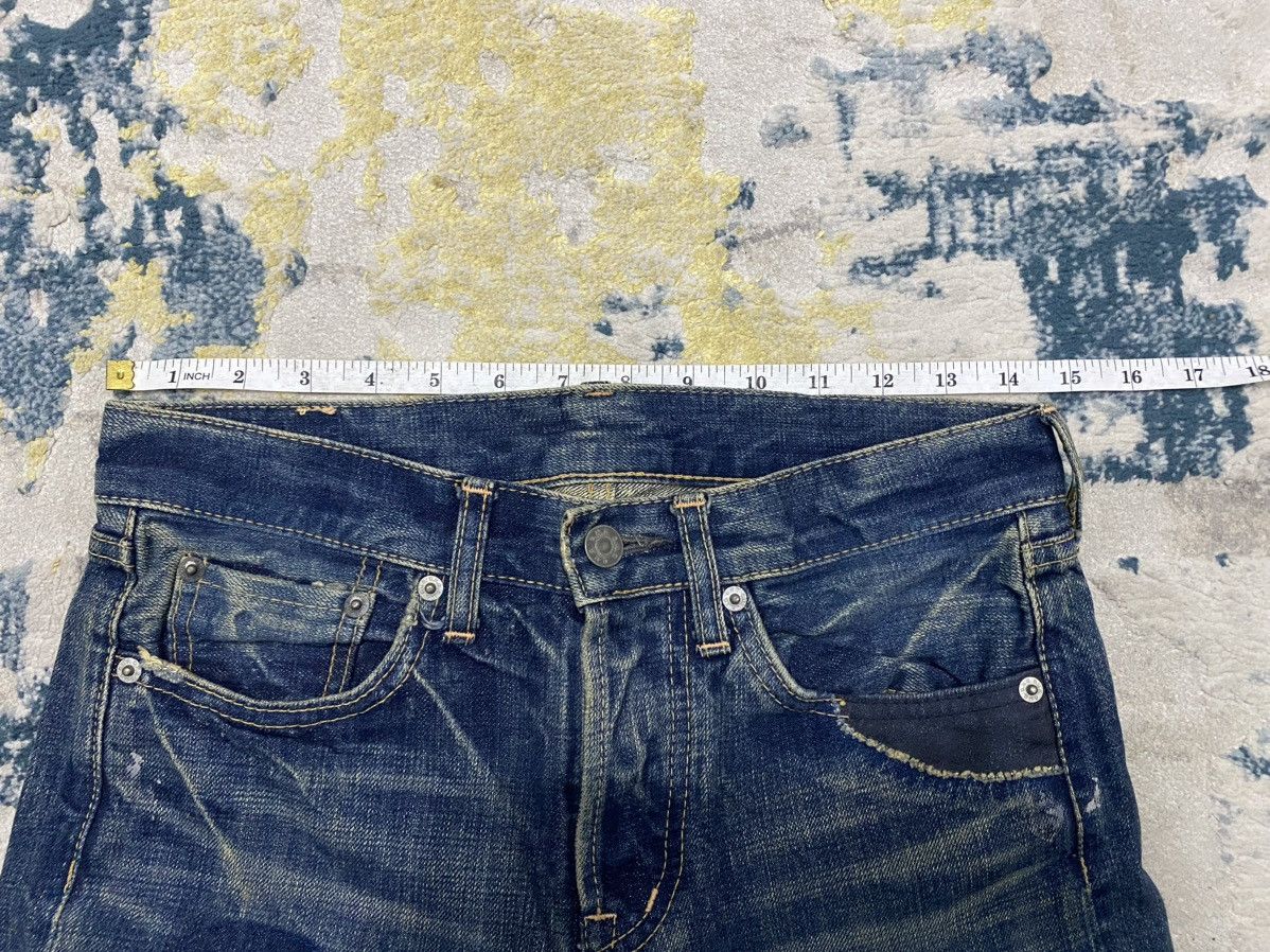 Kapital Vtg DMG Domino whisker patchwork distresses denim Size US 29 - 19 Thumbnail