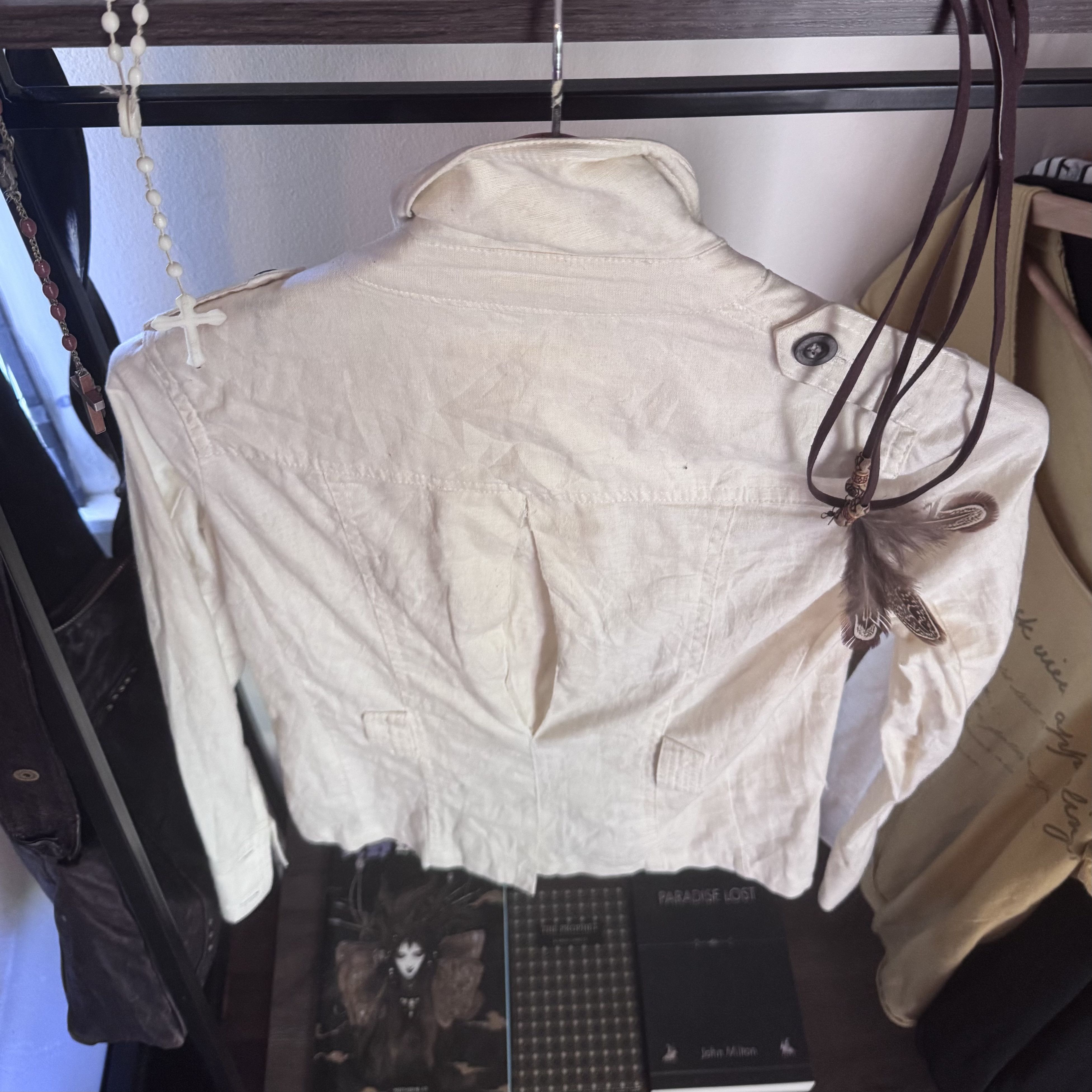 GOA GOA white linen jacket Size S / US 4 / IT 40 - 2 Thumbnail