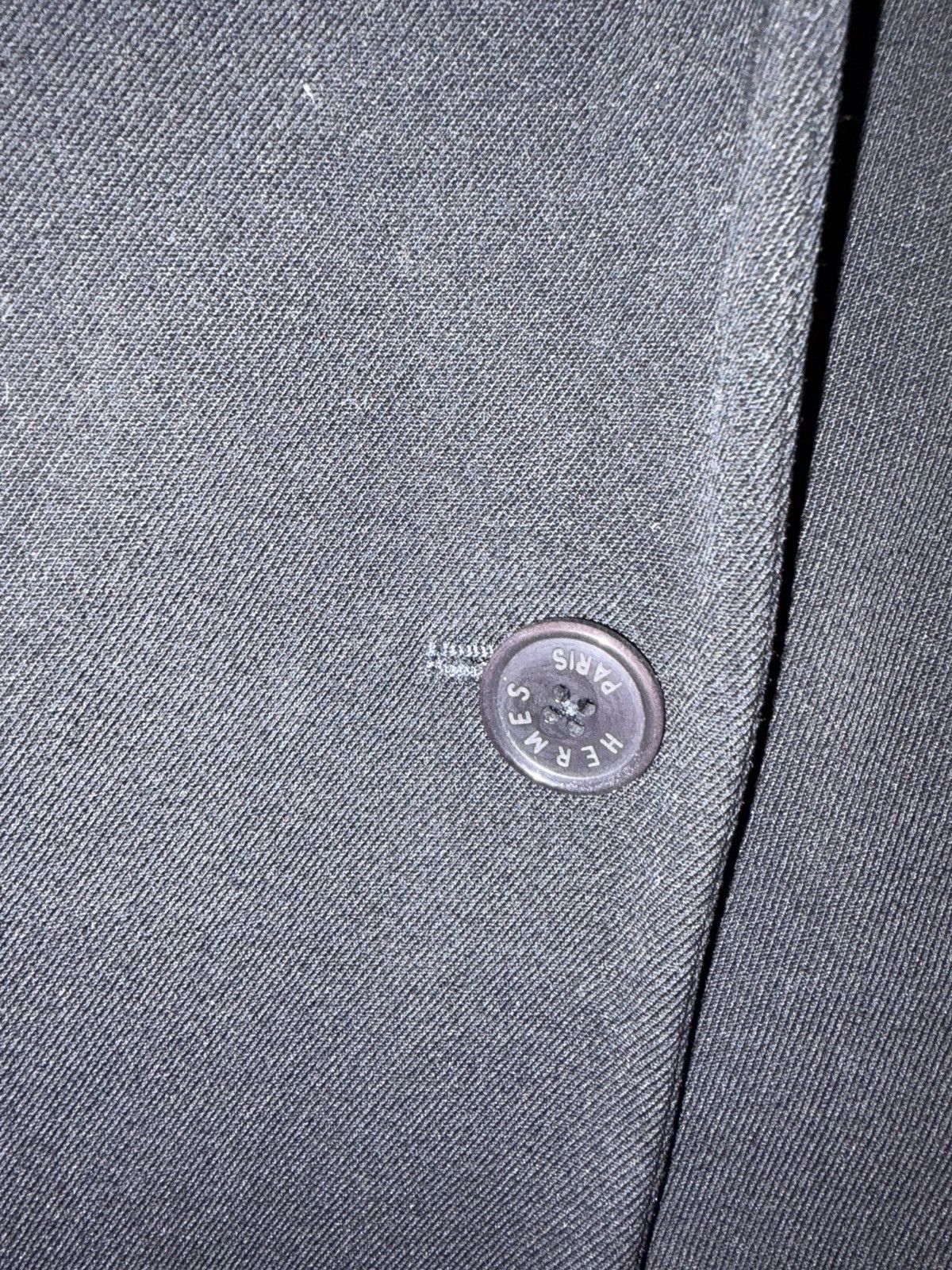 Hermes Vintage Hermès Wool Blazer Velvet Collar Size 42 Size M / US 6-8 / IT 42-44 - 3 Thumbnail