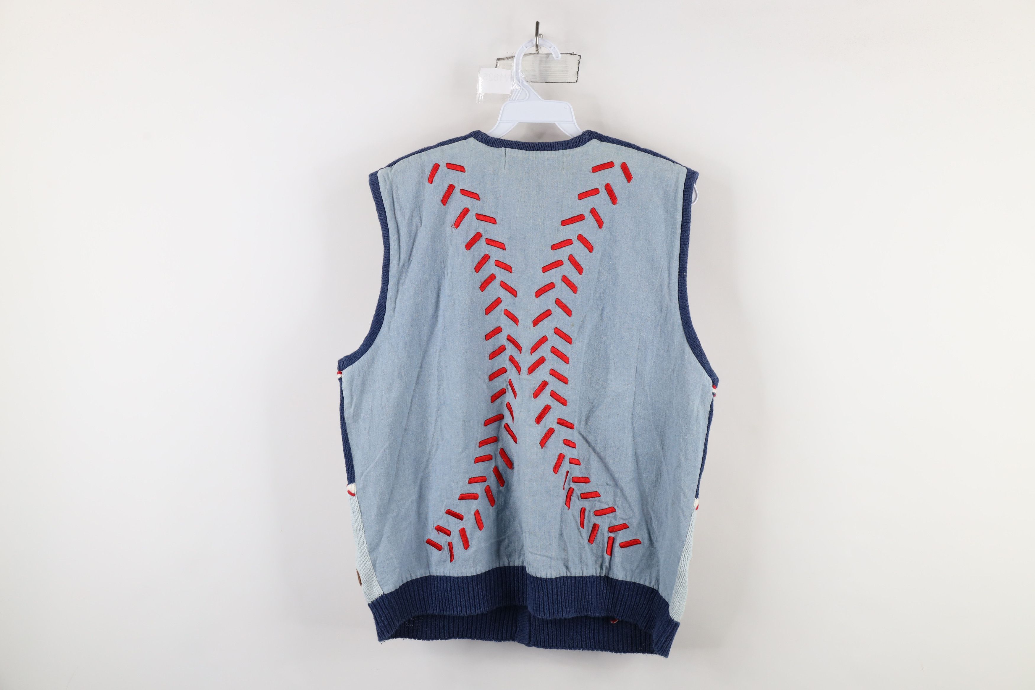 Vintage Vintage 90s Streetwear All Over Print Knit Sweater Vest Size M / US 6-8 / IT 42-44 - 12 Thumbnail