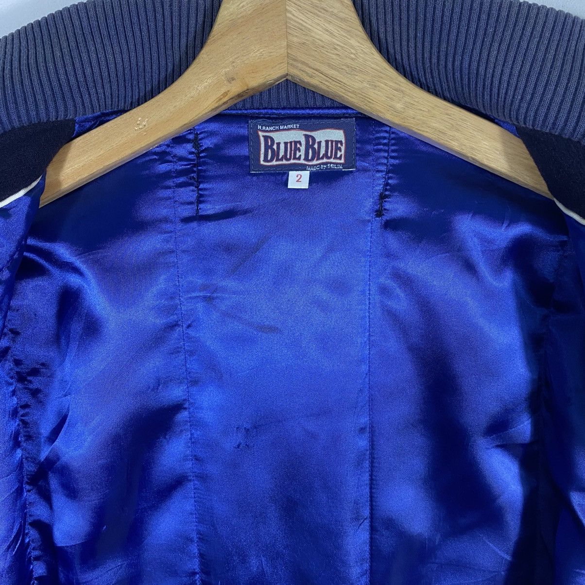 Blue Blue Japan × Indigo × Japan Blue Vintage Blue Blue H.Ranch Market Indigo MA-1 Wool Zipper Size US M / EU 48-50 / 2 - 7 Thumbnail