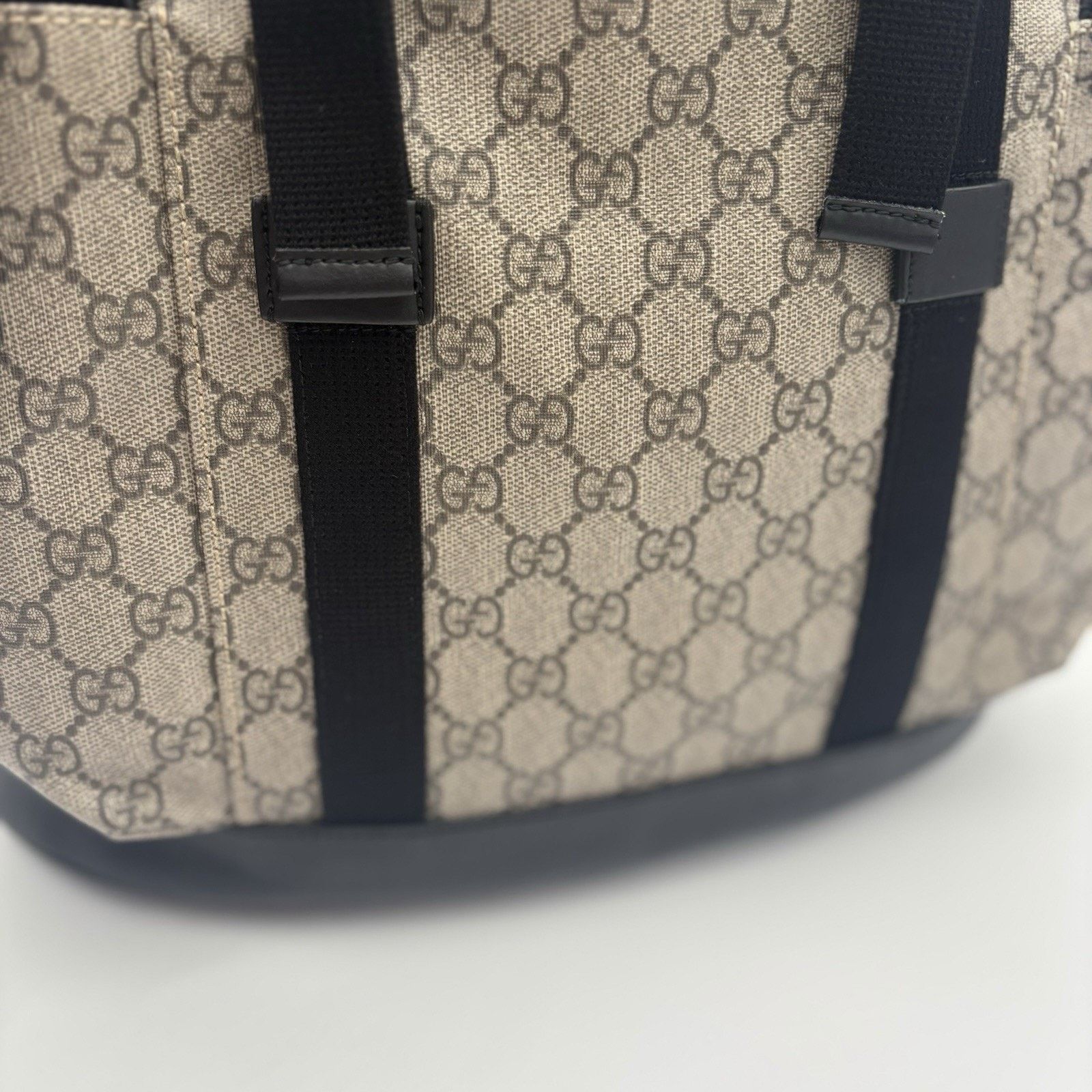 Gucci Gucci Soft Monogram GG Supreme Backpack ' Black Brown 'GREAT Size ONE SIZE - 6 Thumbnail