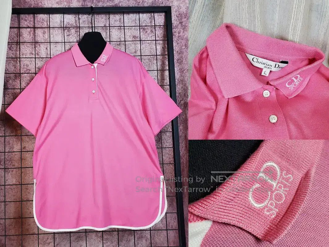 Dior Summer Pink Cotton Embroidered T.