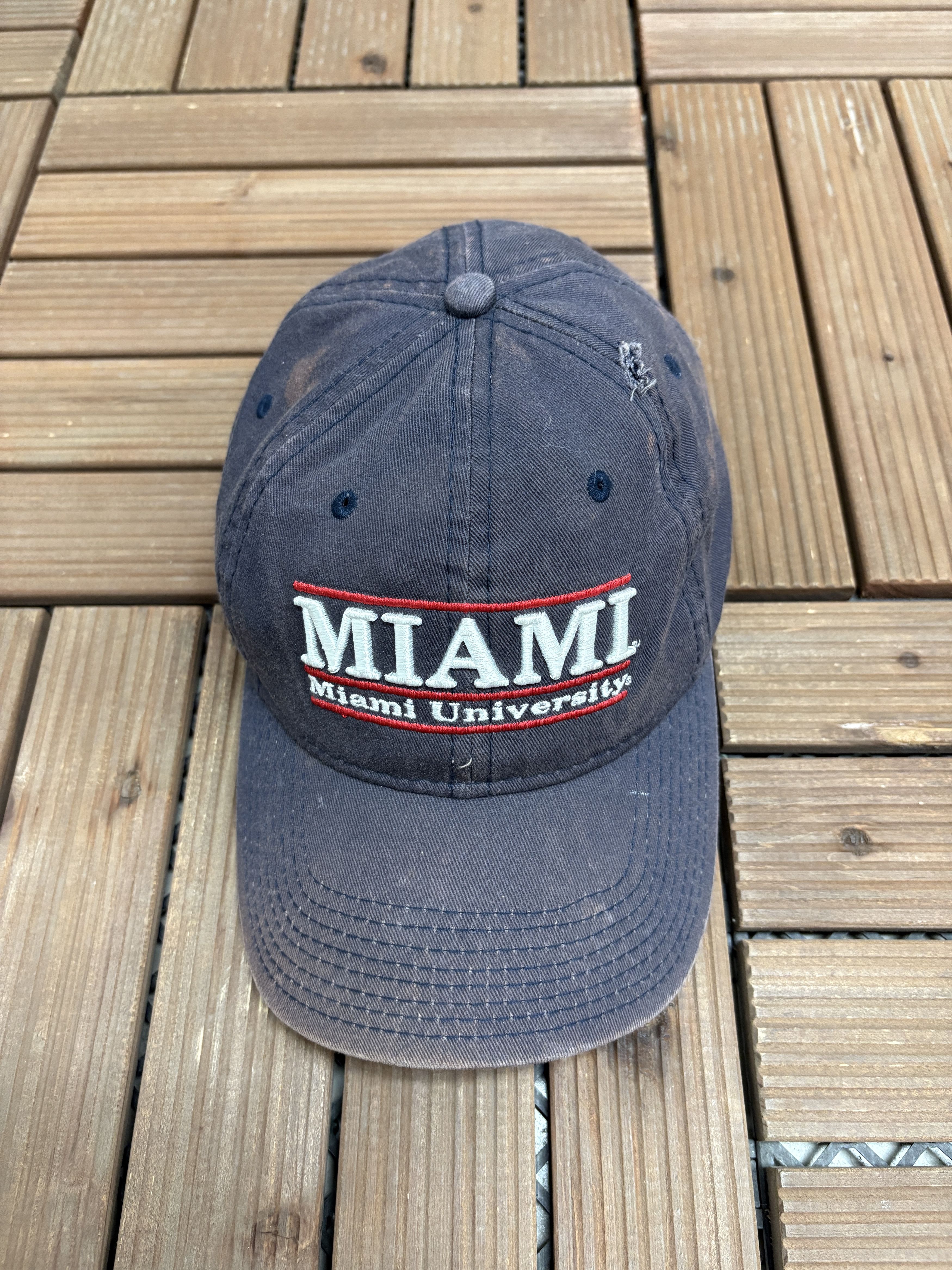 Vintage Miami RedHawks Vintage Faded Black Hat Cap Size ONE SIZE - 2 Thumbnail