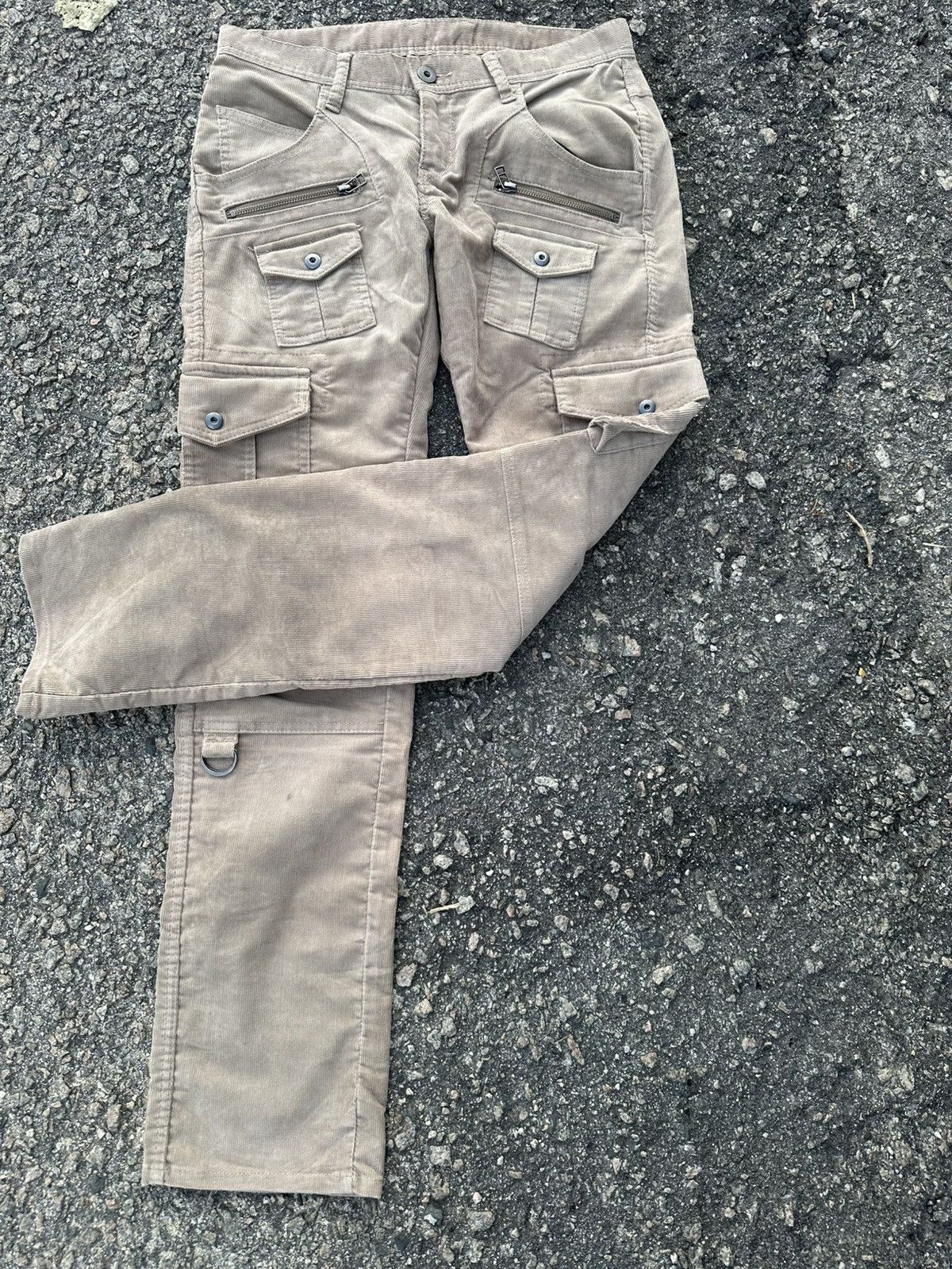 If Six Was Nine CONDUROY CARGO PANTS RATTLE TRAP SENDITIONARIES STYLE Size US 31 - 8 Thumbnail