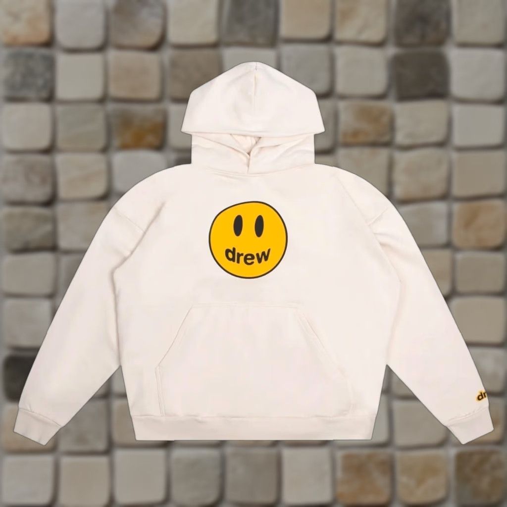 Drew House × Justin Bieber Drew House Yellow Mascot Hoodie Size