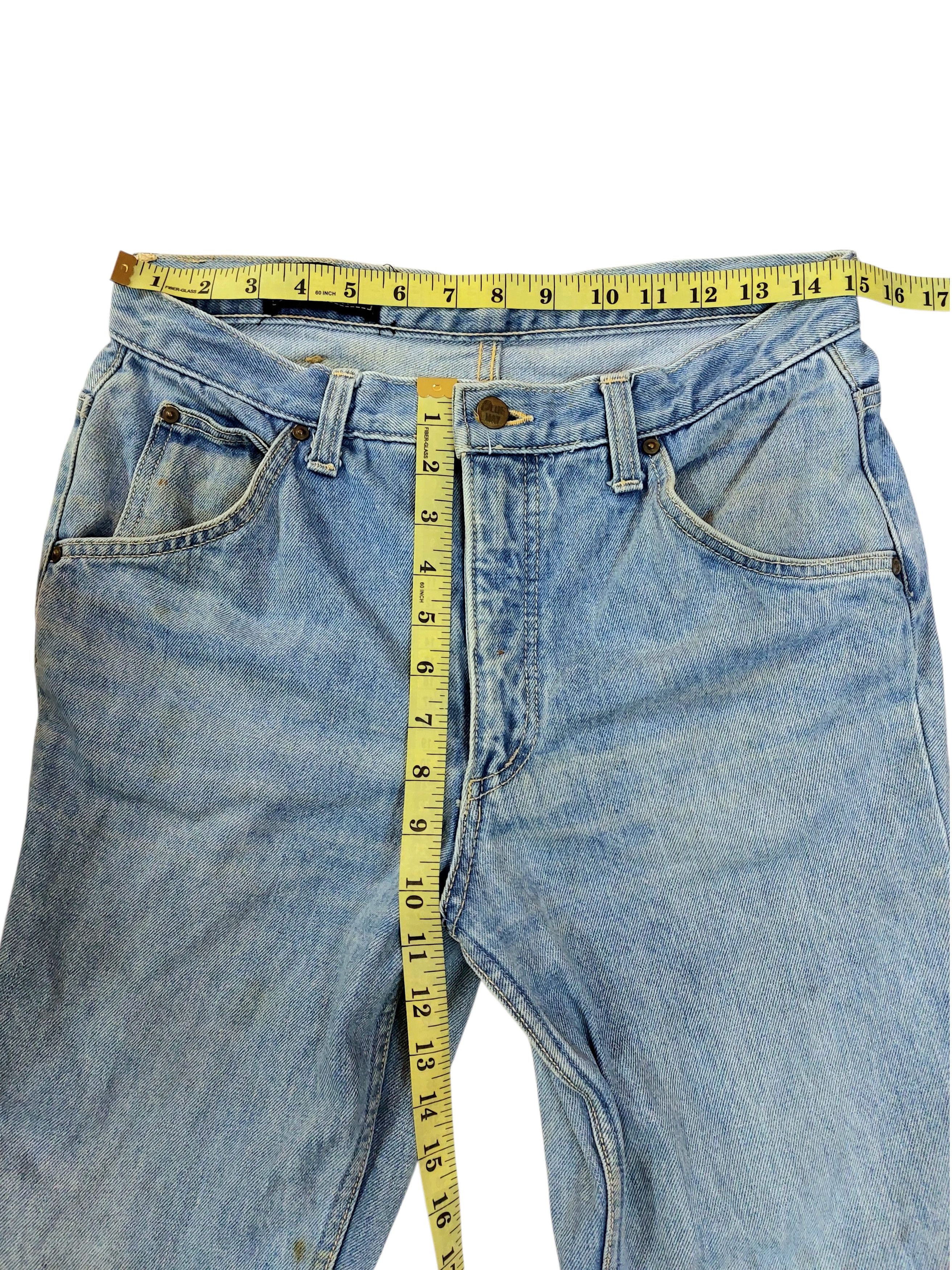 Vintage 🔥Super Flare Blueway Japan Made Classic Denim Size US 30 / EU 46 - 12 Thumbnail