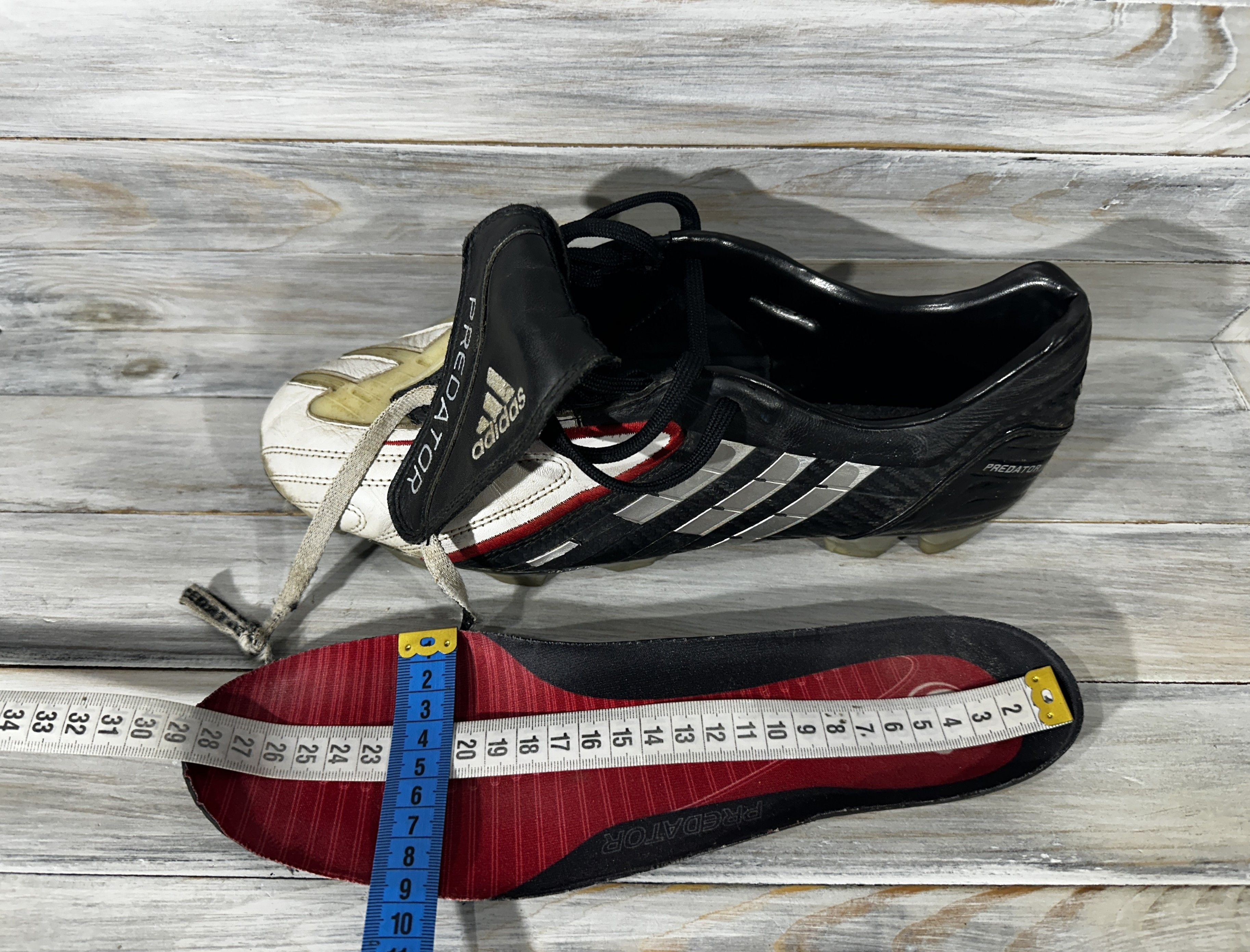 Adidas × Vintage Adidas Predator Absolion FG Power Football Soccer Cleats Size US 10.5 / EU 43-44 - 14 Thumbnail