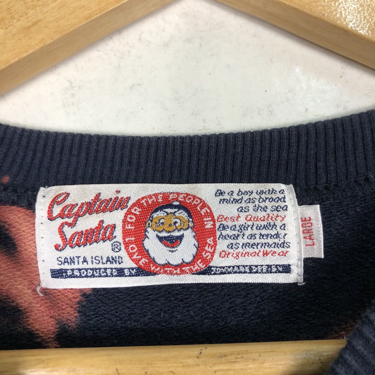 Japanese Brand Vintage Captain Santa Sweatshirt Tye Dye Medium Japanese Size US M / EU 48-50 / 2 - 10 Thumbnail