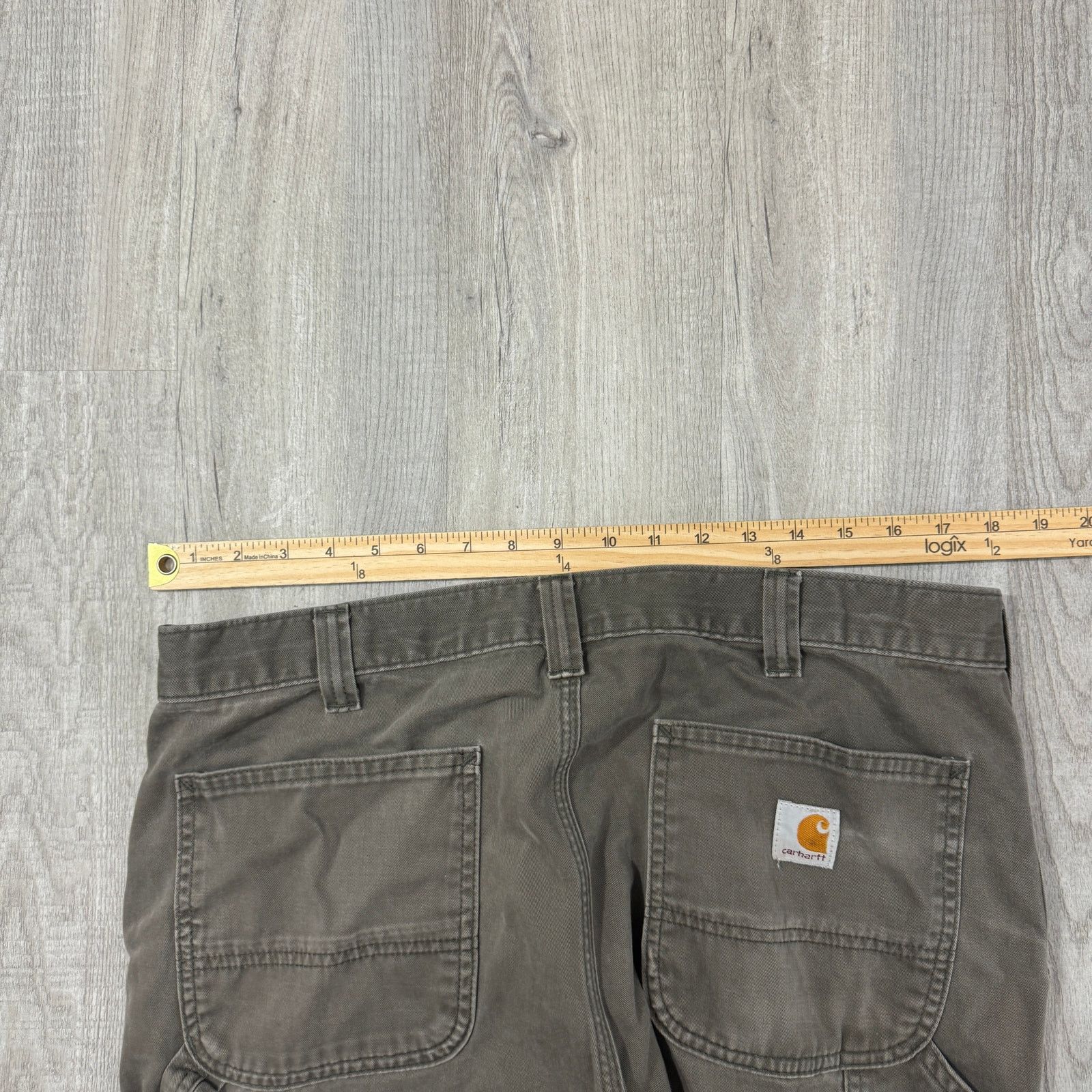 Carhartt Carhartt Cargo Pants Men's 36 x 32 Brown Workwear Pockets Size US 36 / EU 52 - 6 Thumbnail