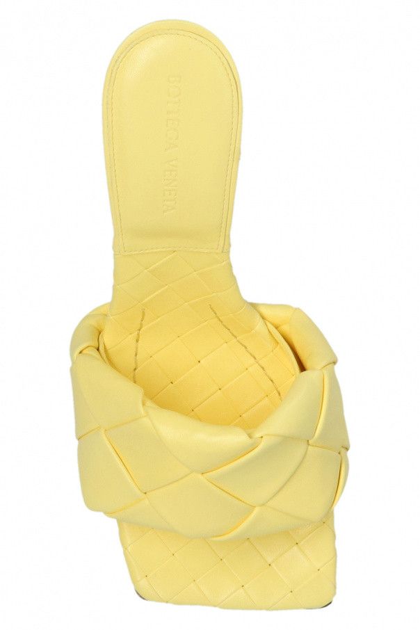 Bottega Veneta o1loc1c0824 608854 Lido Mules in Light Yellow Size US 5 / IT 35 - 6 Thumbnail
