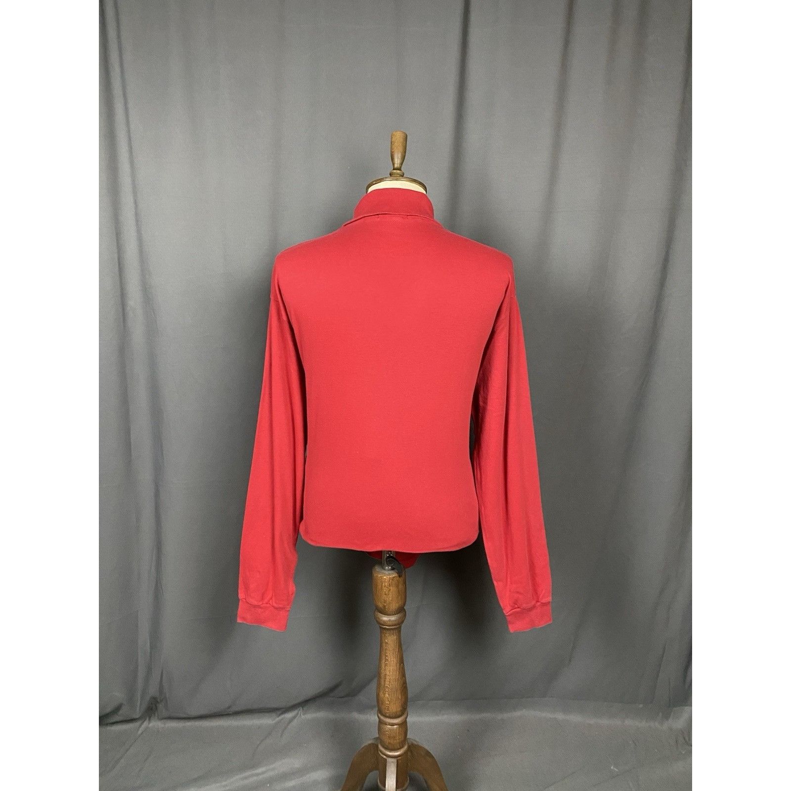 Polo Ralph Lauren Polo by Ralph Lauren Vintage Men's Red Turtleneck Sweater Si Size US XXL / EU 58 / 5 - 7 Thumbnail