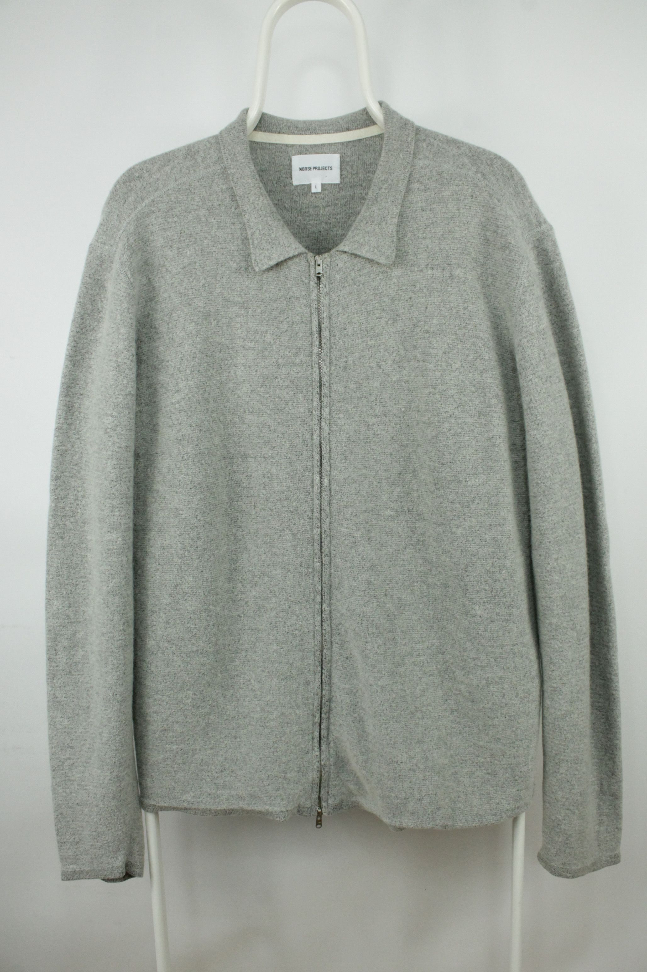 Norse Projects Norse Projects Magne Zip Alpaca Blend Knit Jacket Size US L / EU 52-54 / 3 - 1 Thumbnail